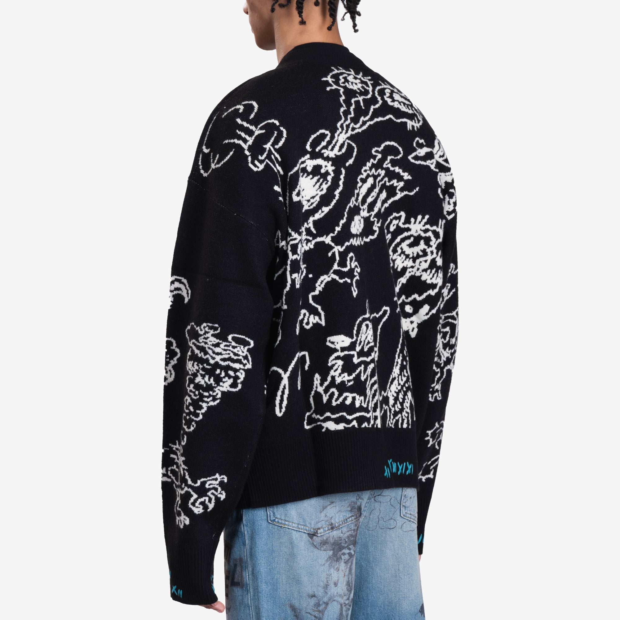 Dom Rebel Utopia Cardigan Black - 4