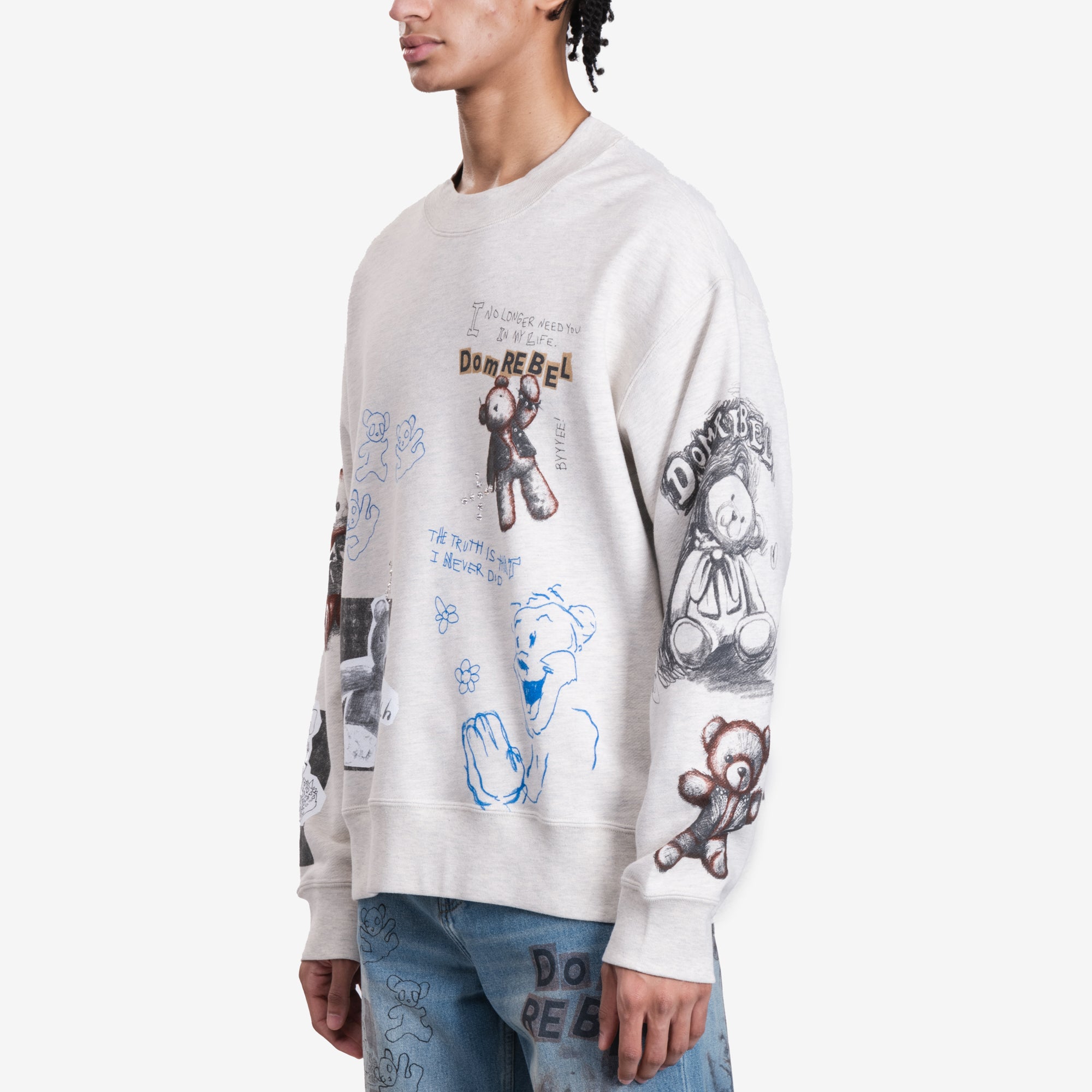 Dom Rebel Stuffy Sweatshirt Ivory - 3