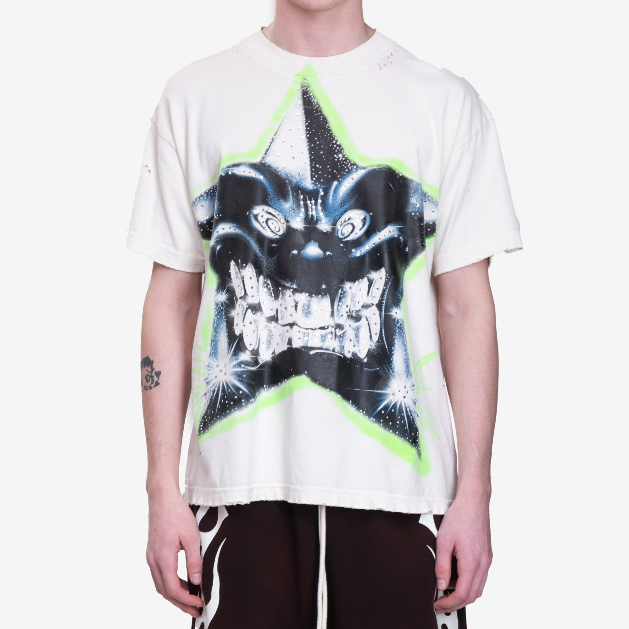 HELLSTAR Star T-Shirt White - 1