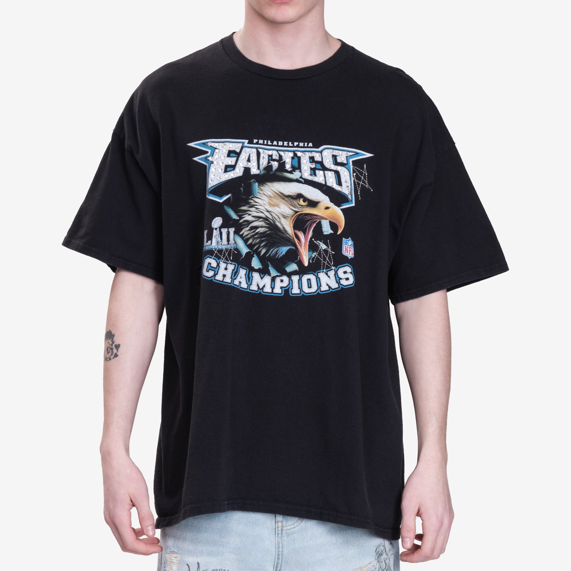 Dom Rebel Eagles Vintage T-Shirt Black - 1