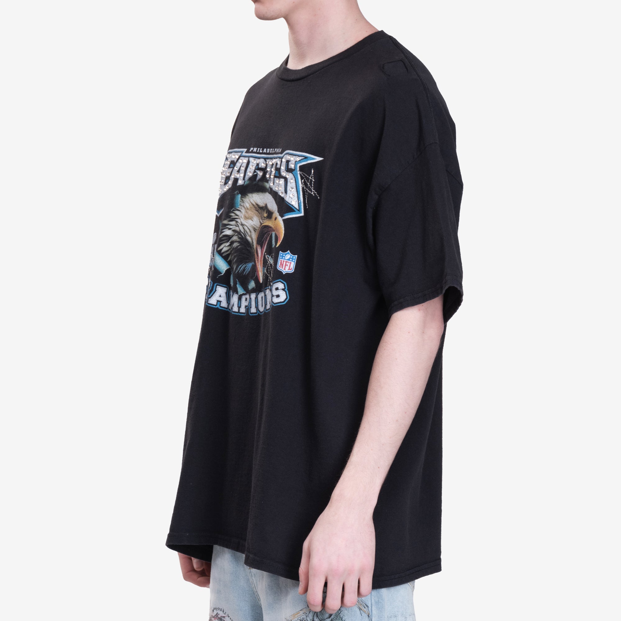 Dom Rebel Eagles Vintage T-Shirt Black - 3