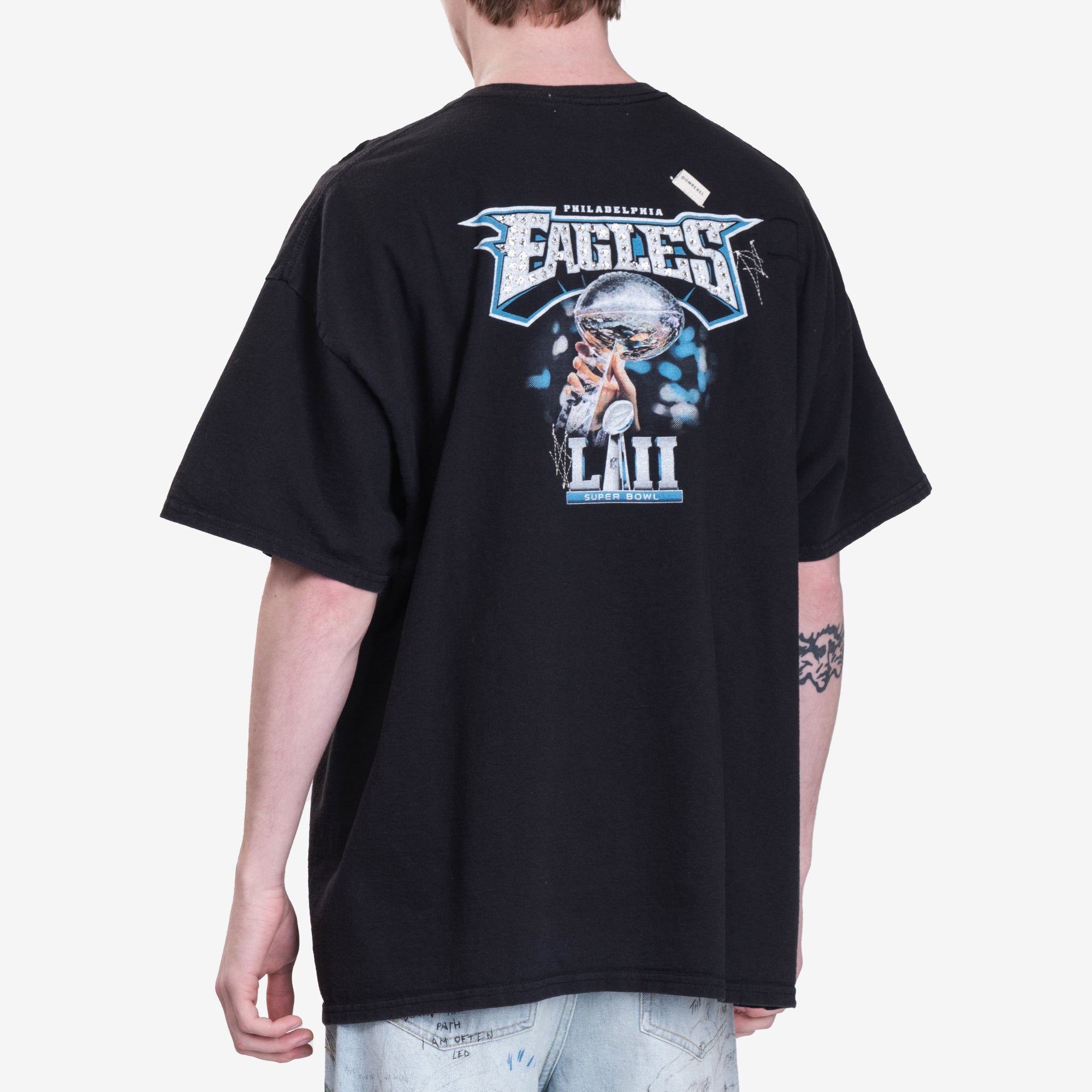 Dom Rebel Eagles Vintage T-Shirt Black - 4
