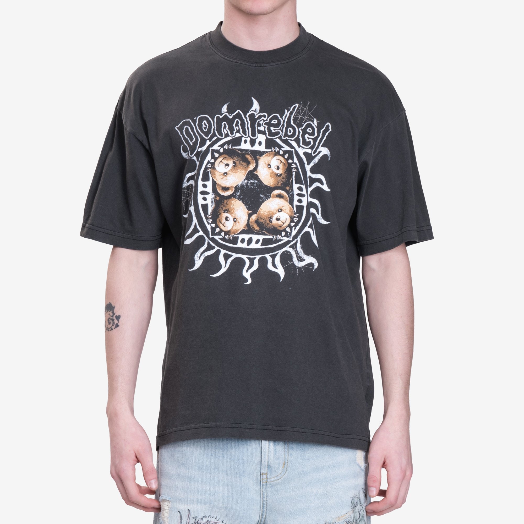 Dom Rebel Sungaze T-Shirt Faded Black - 1