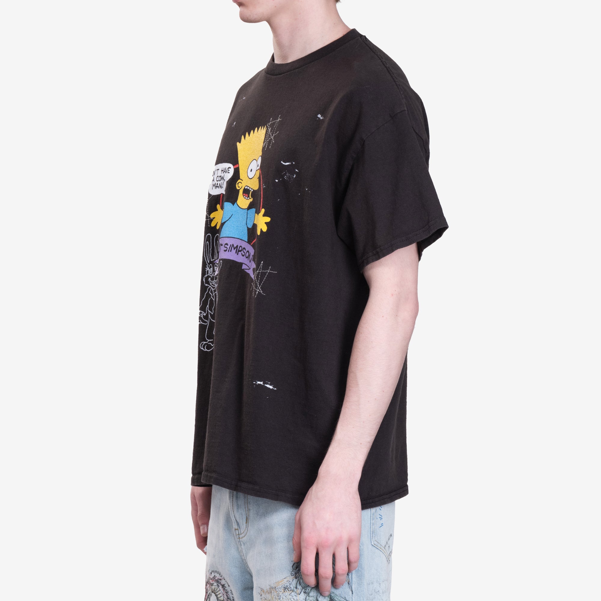 Dom Rebel Bart Vintage T-Shirt Black - 3