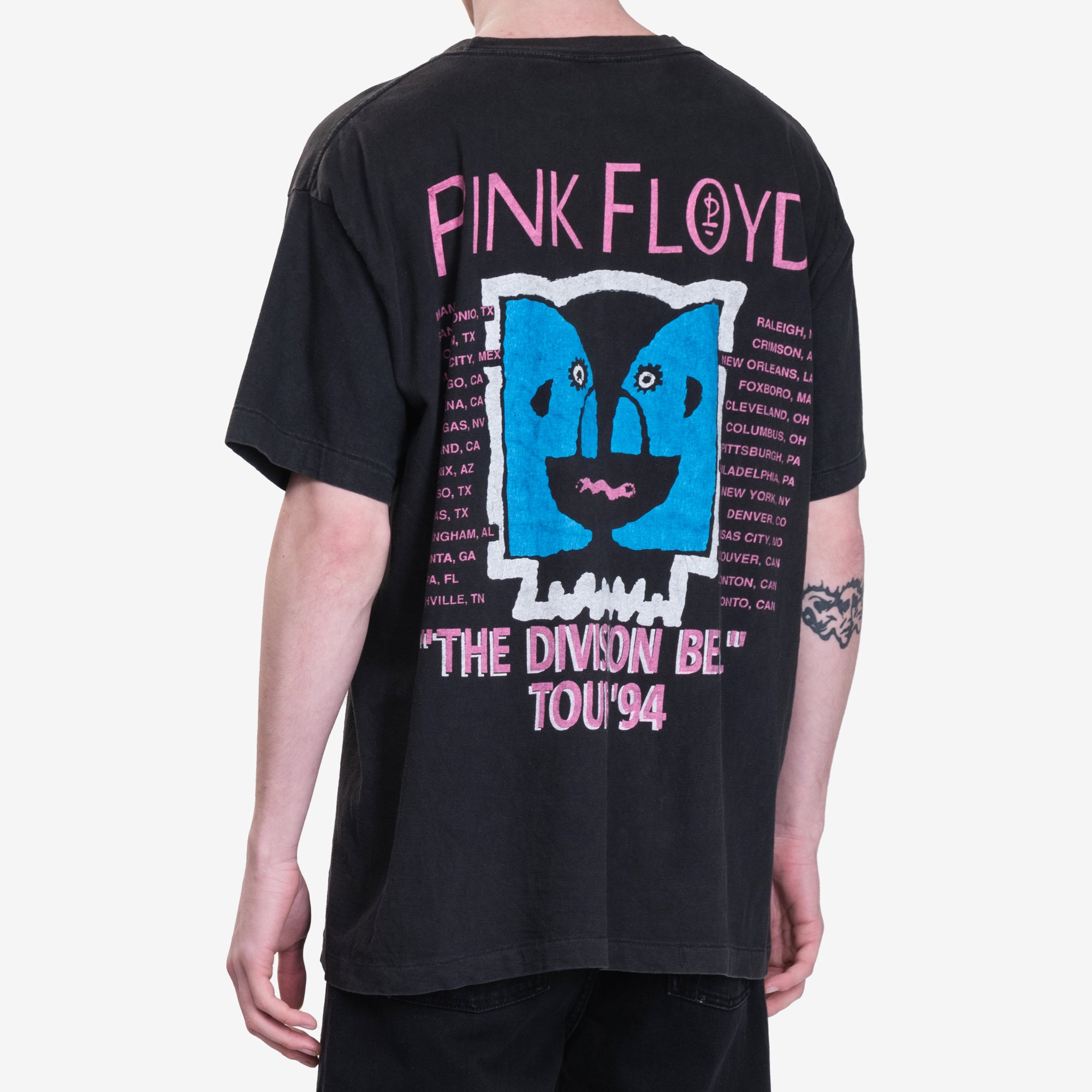 Earthling VIP Pink Floyd Vintage T-Shirt Black - 5
