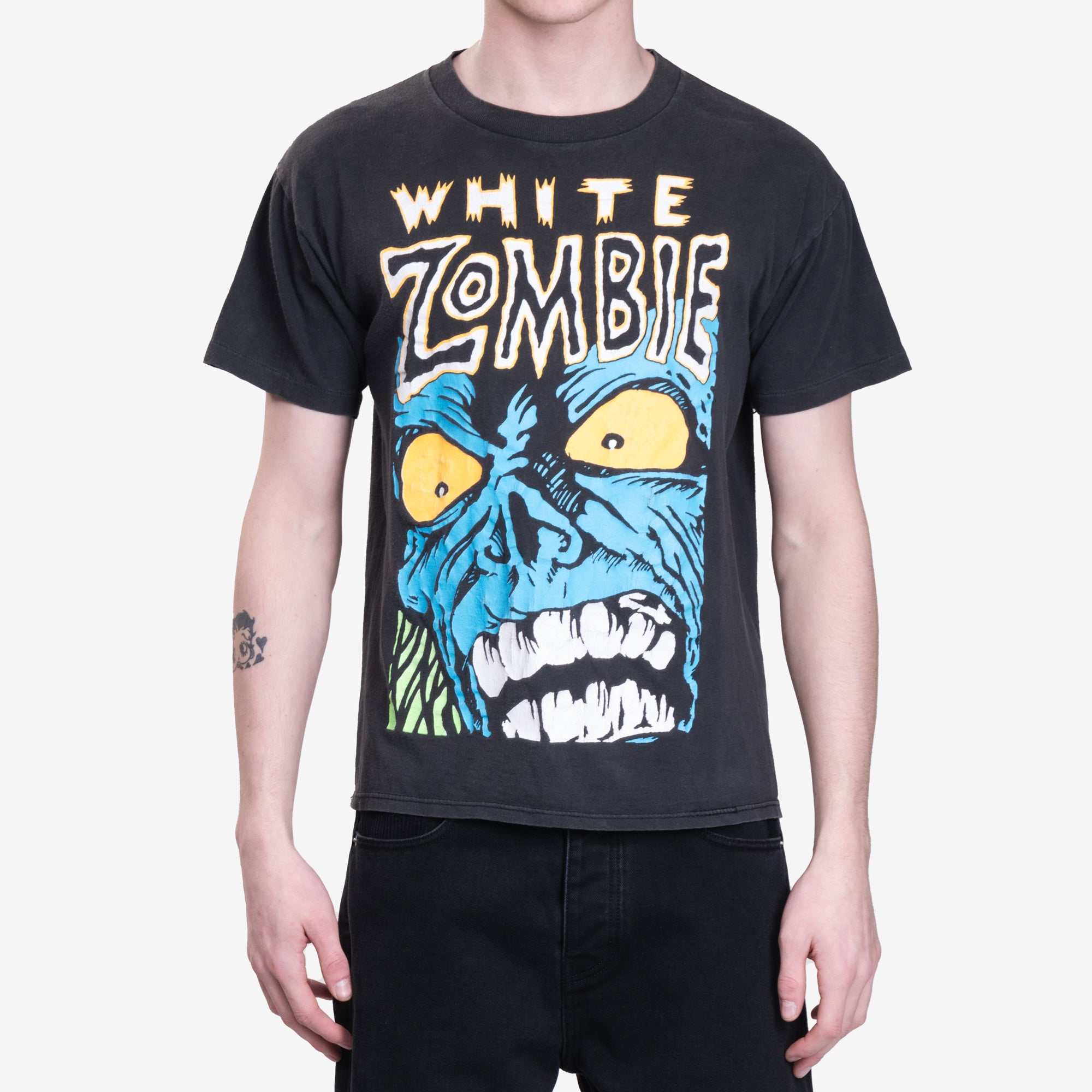 Earthling VIP White Zombie Vintage T-Shirt Black - 4