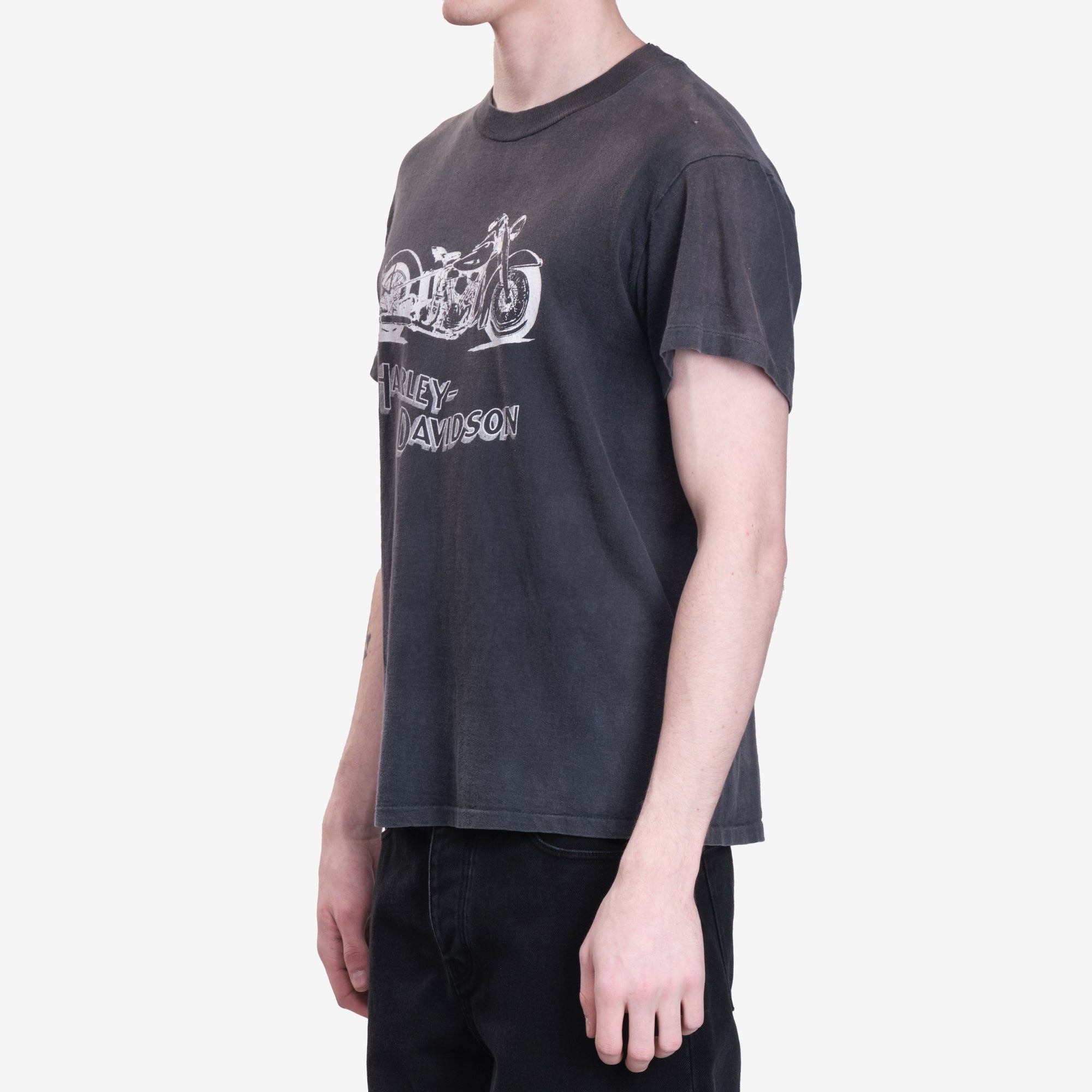 Earthling VIP Harley Davidson Vintage T-Shirt Black - 3