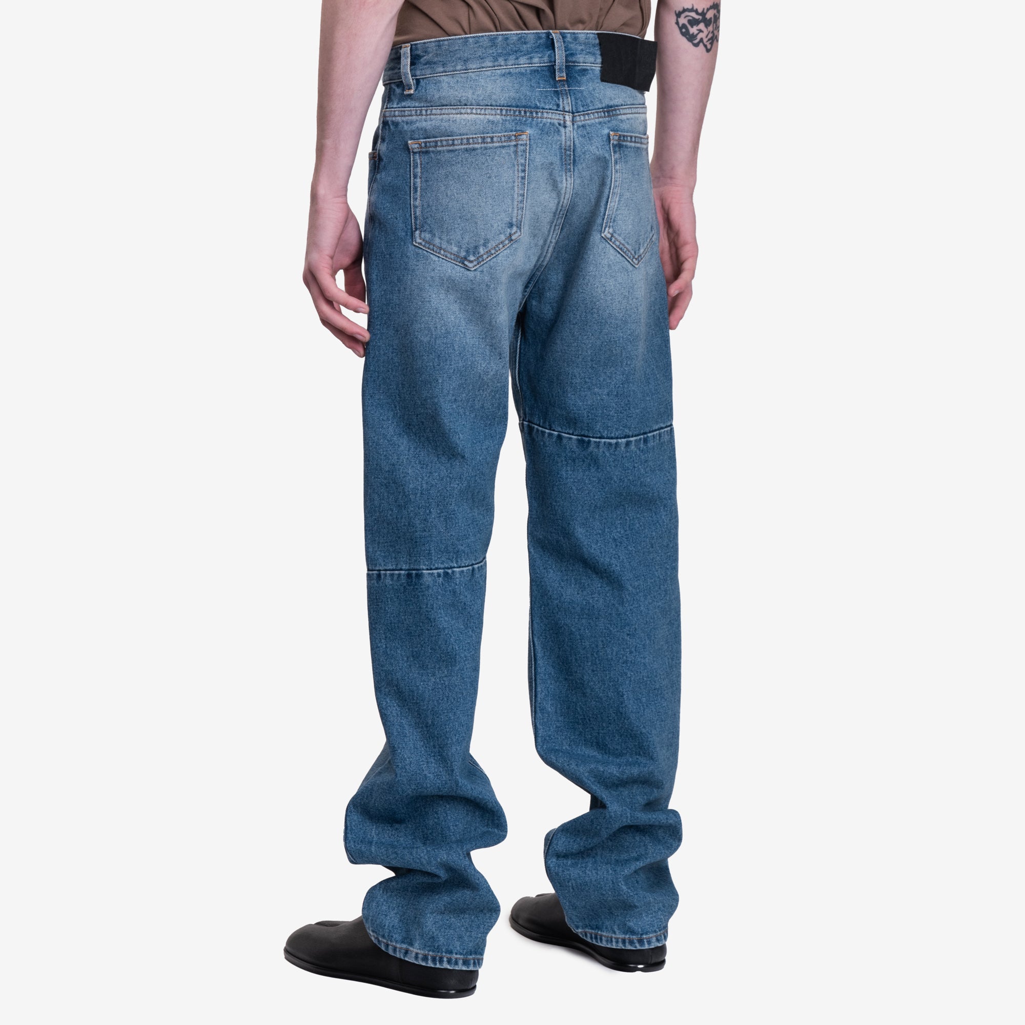 MM6 Tapered Jeans Medium Blue - 4