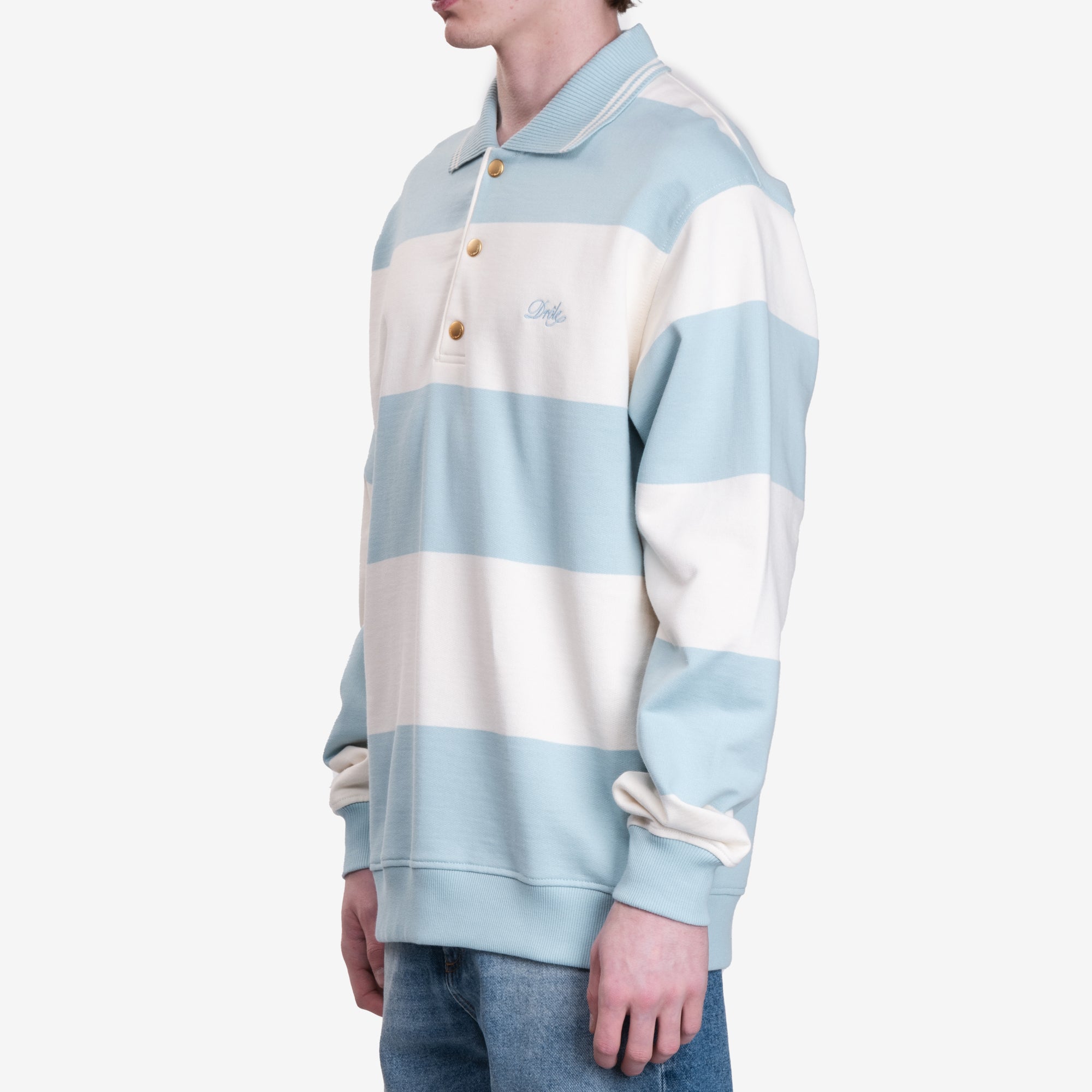 Drôle de Monsieur Le Polo Drole Raye Blue - 3