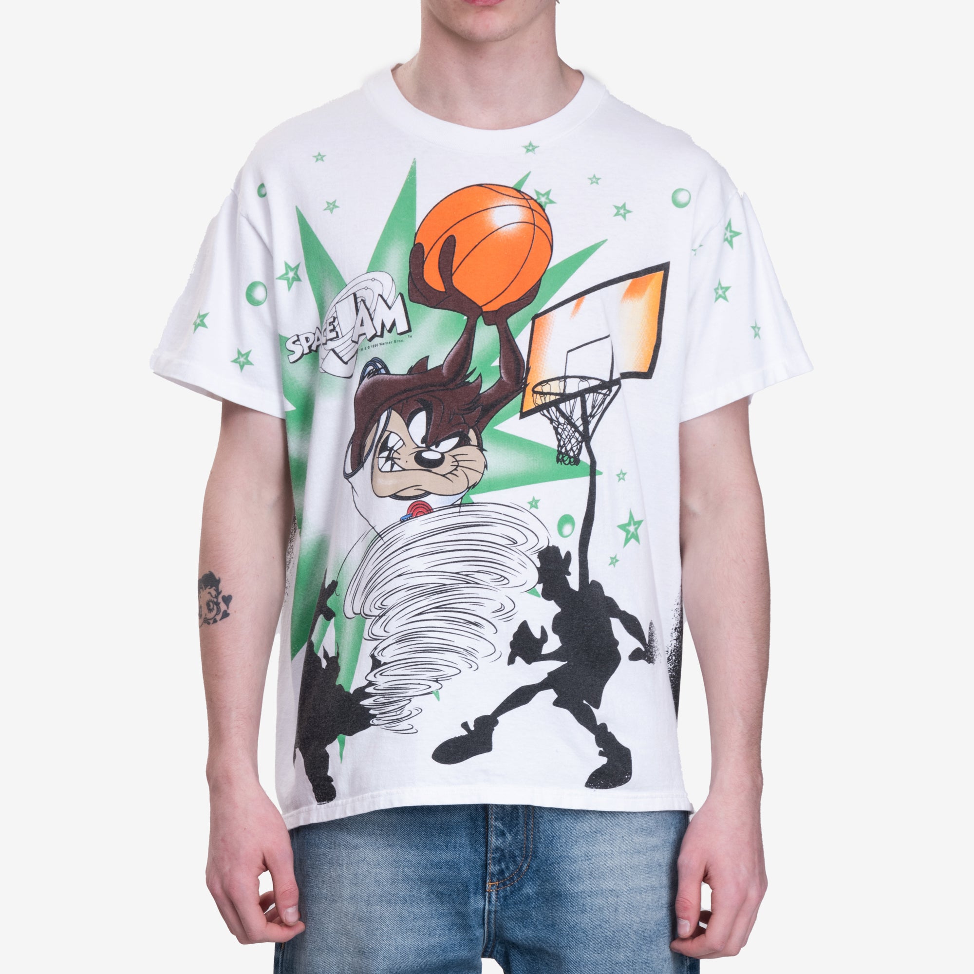 Earthling VIP Space Jam Vintage T-Shirt White - 4