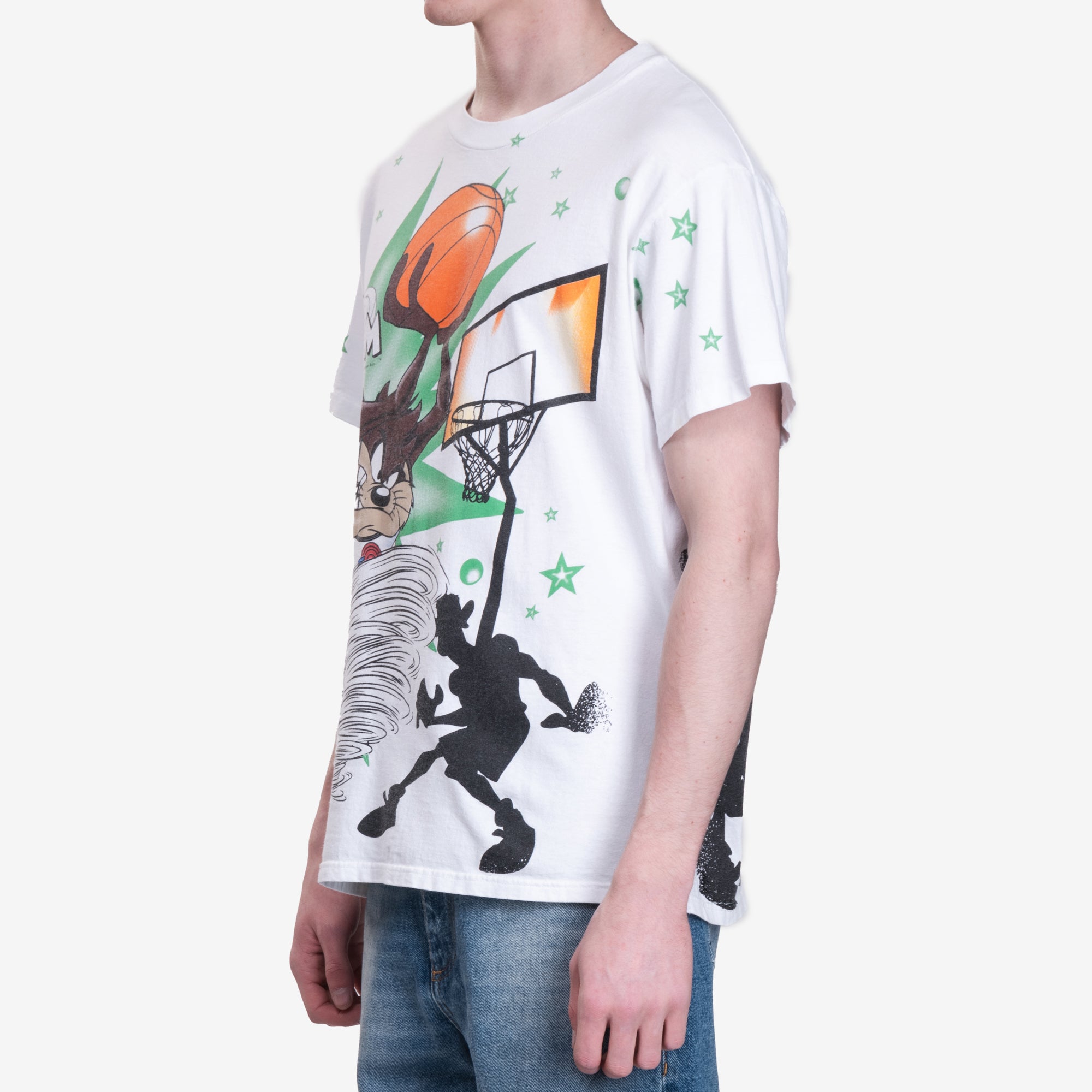 Earthling VIP Space Jam Vintage T-Shirt White - 5