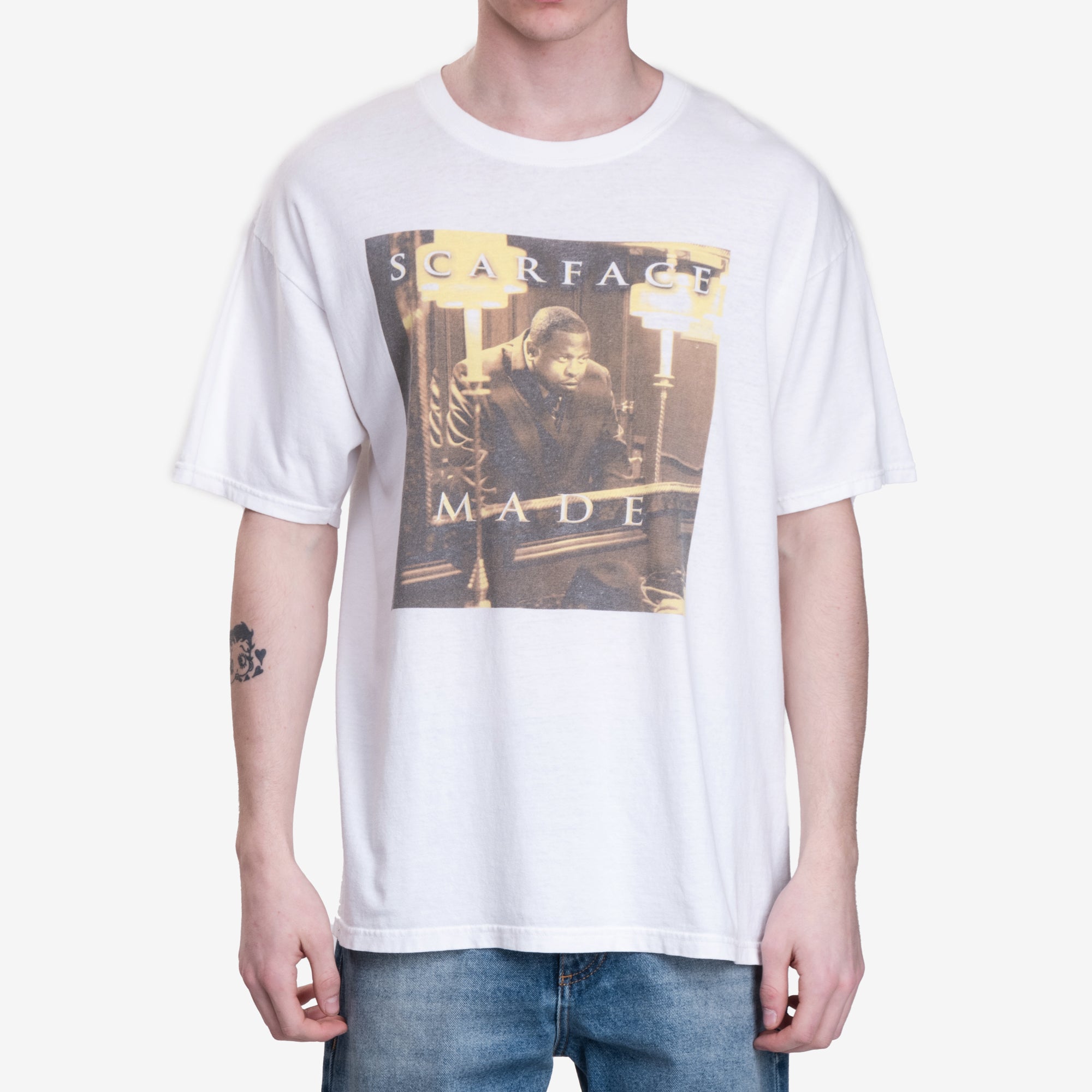 Earthling VIP Scarface Vintage T-Shirt White - 4