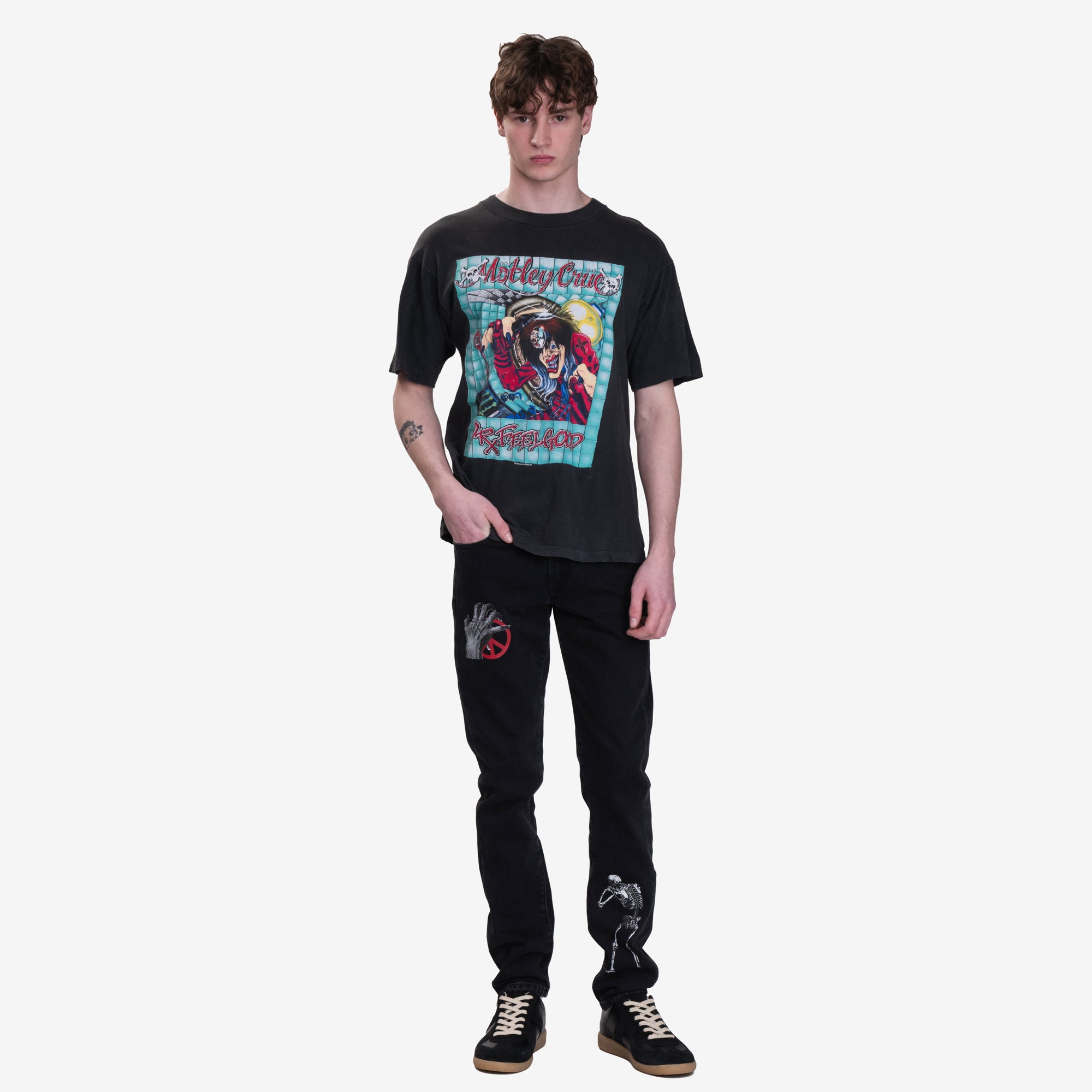 Earthling VIP Motley Crue Vintage T-Shirt Black - 2