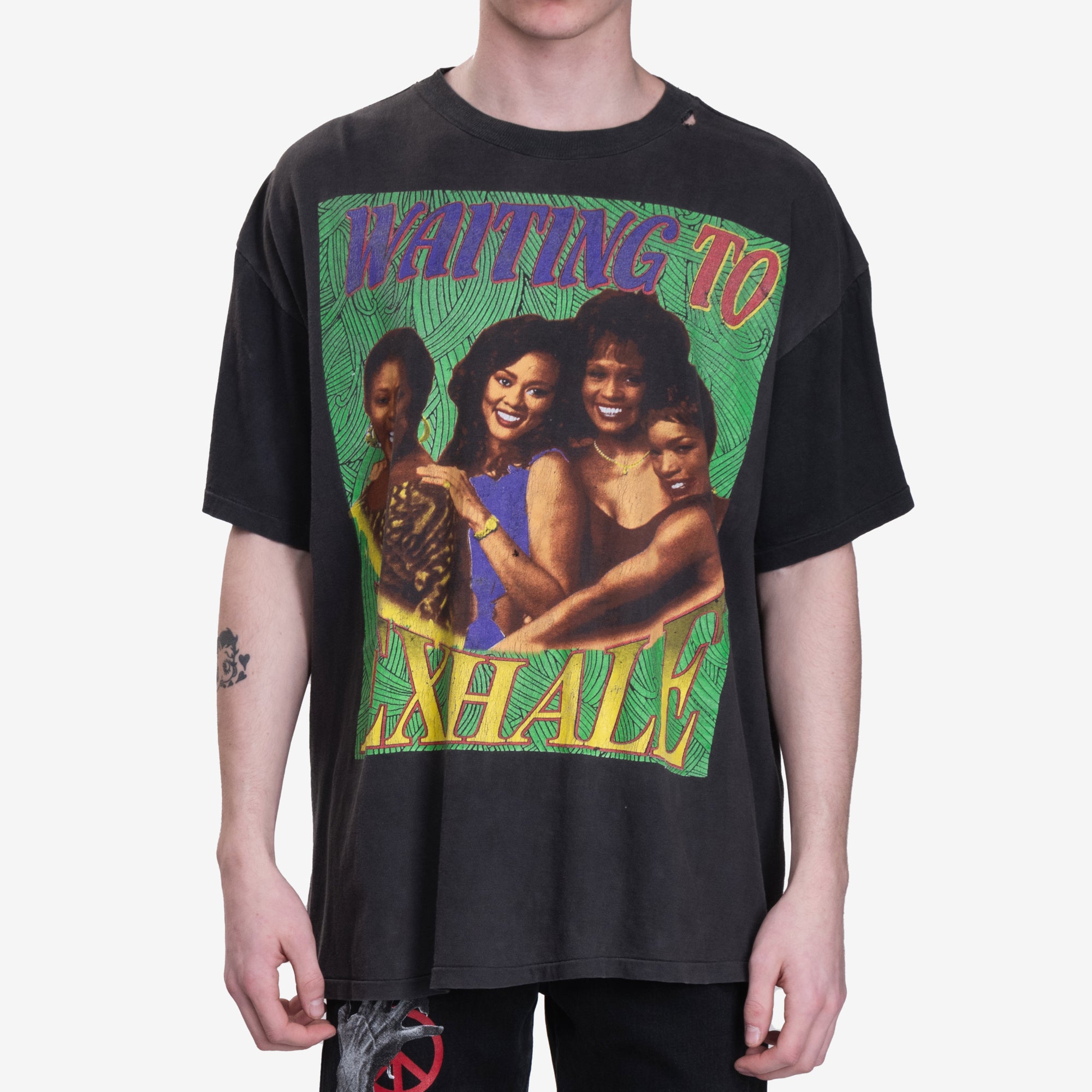 Earthling VIP Waiting to Exhale Vintage T-Shirt Black - 4