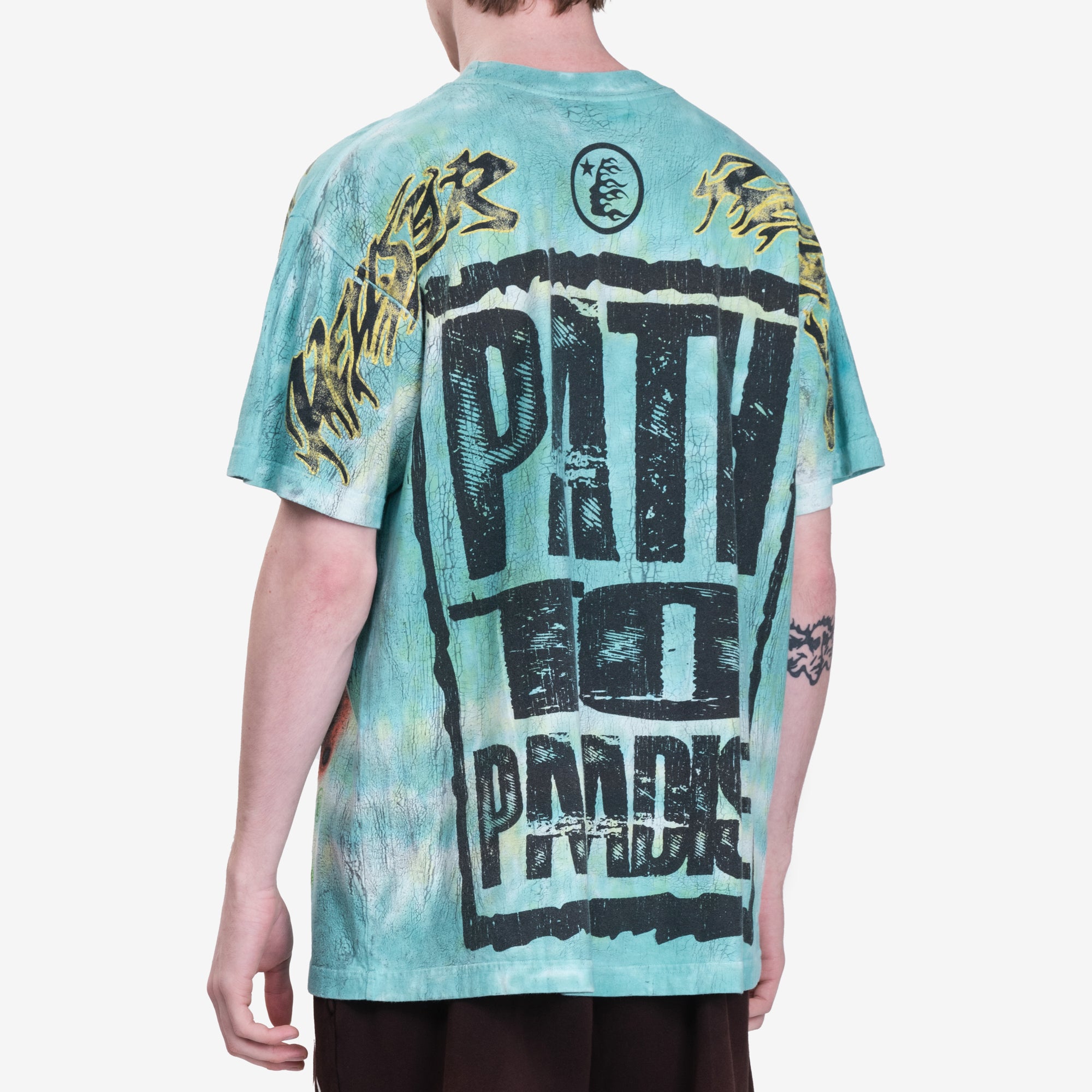 HELLSTAR Green Dye T-Shirt Green - 4