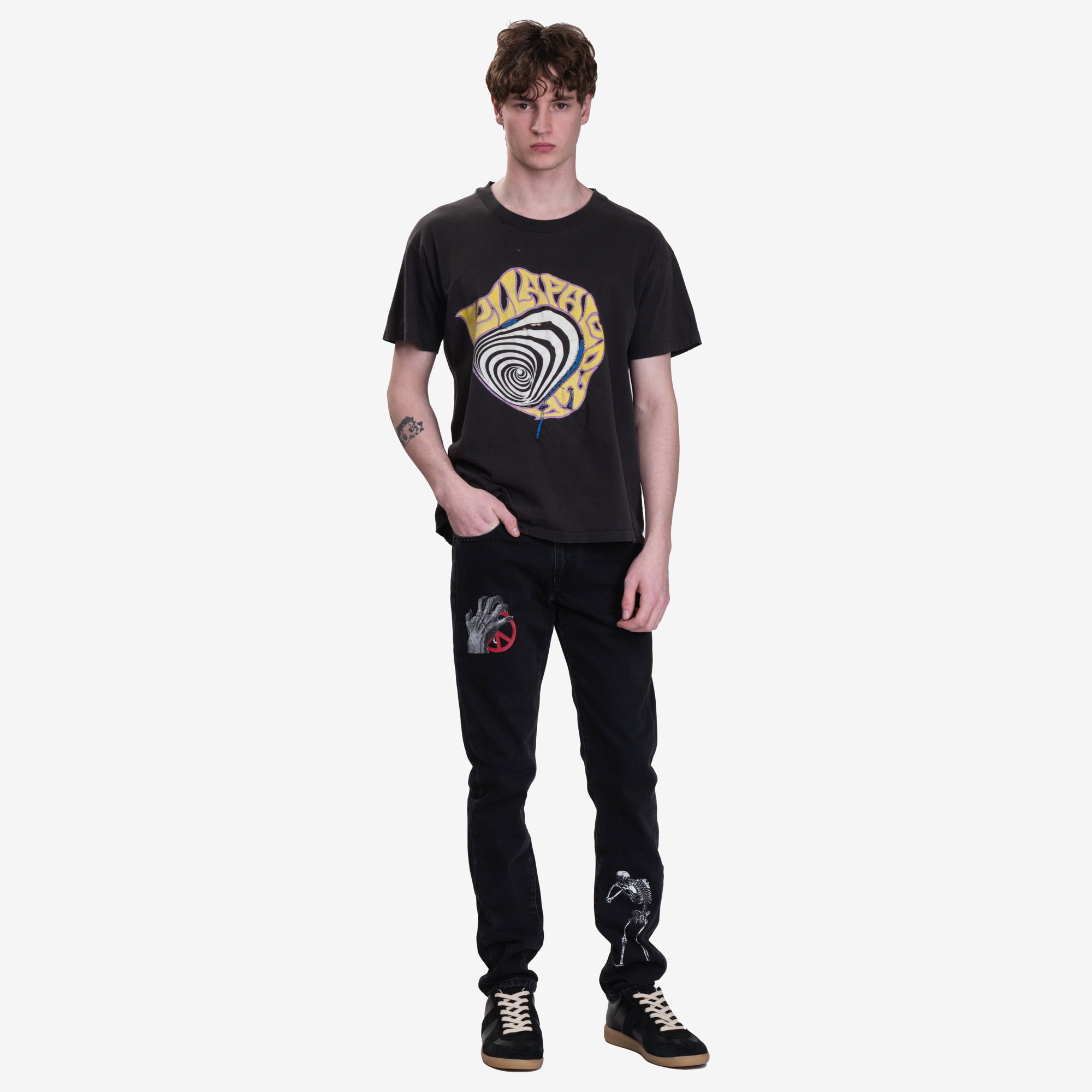 Earthling VIP Lollapalooza Vintage T-Shirt Black - 2