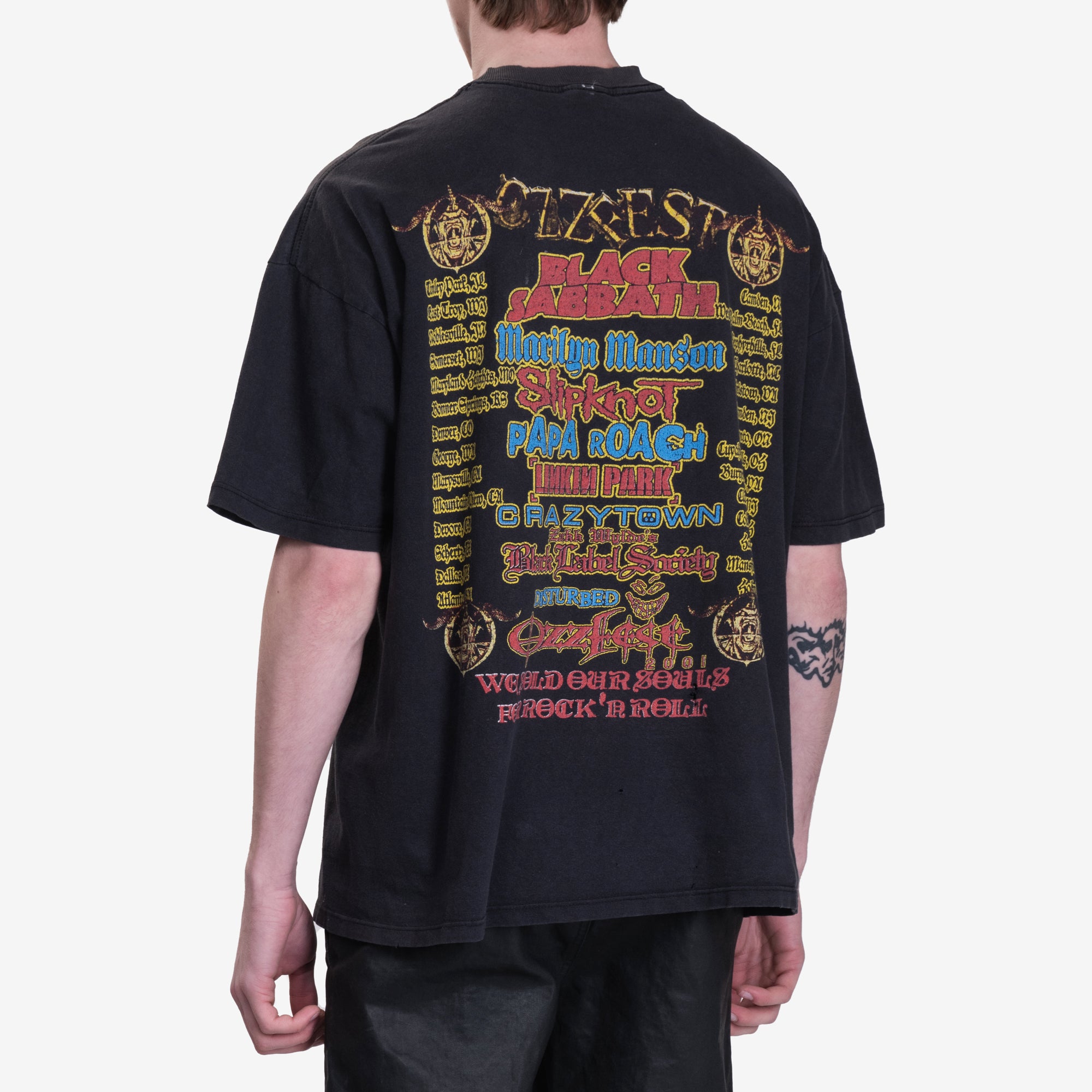 Earthling VIP Ozzfest Vintage T-Shirt Black - 6
