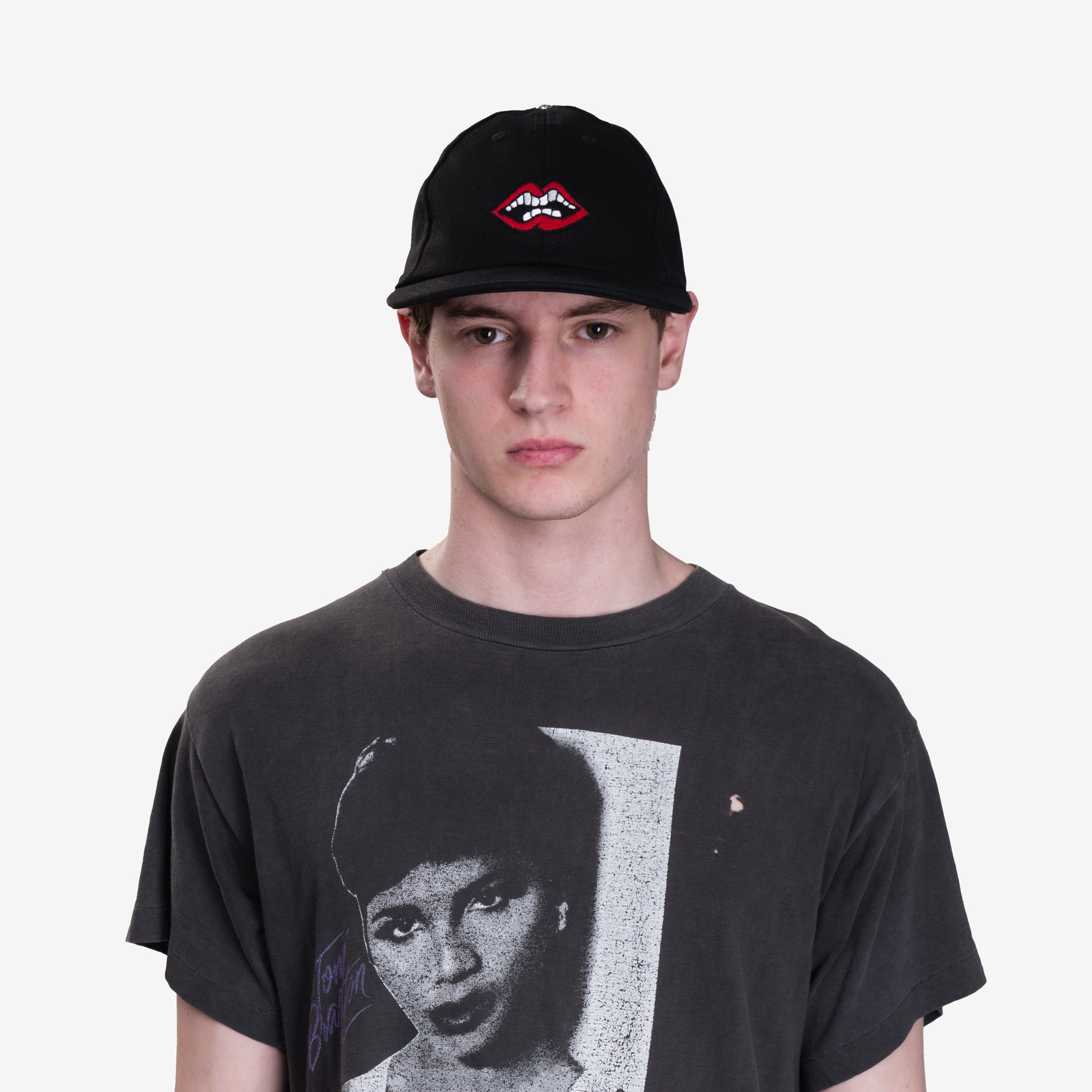 Chrome Hearts Mattyboy Chomper Denim Cap Black - 2