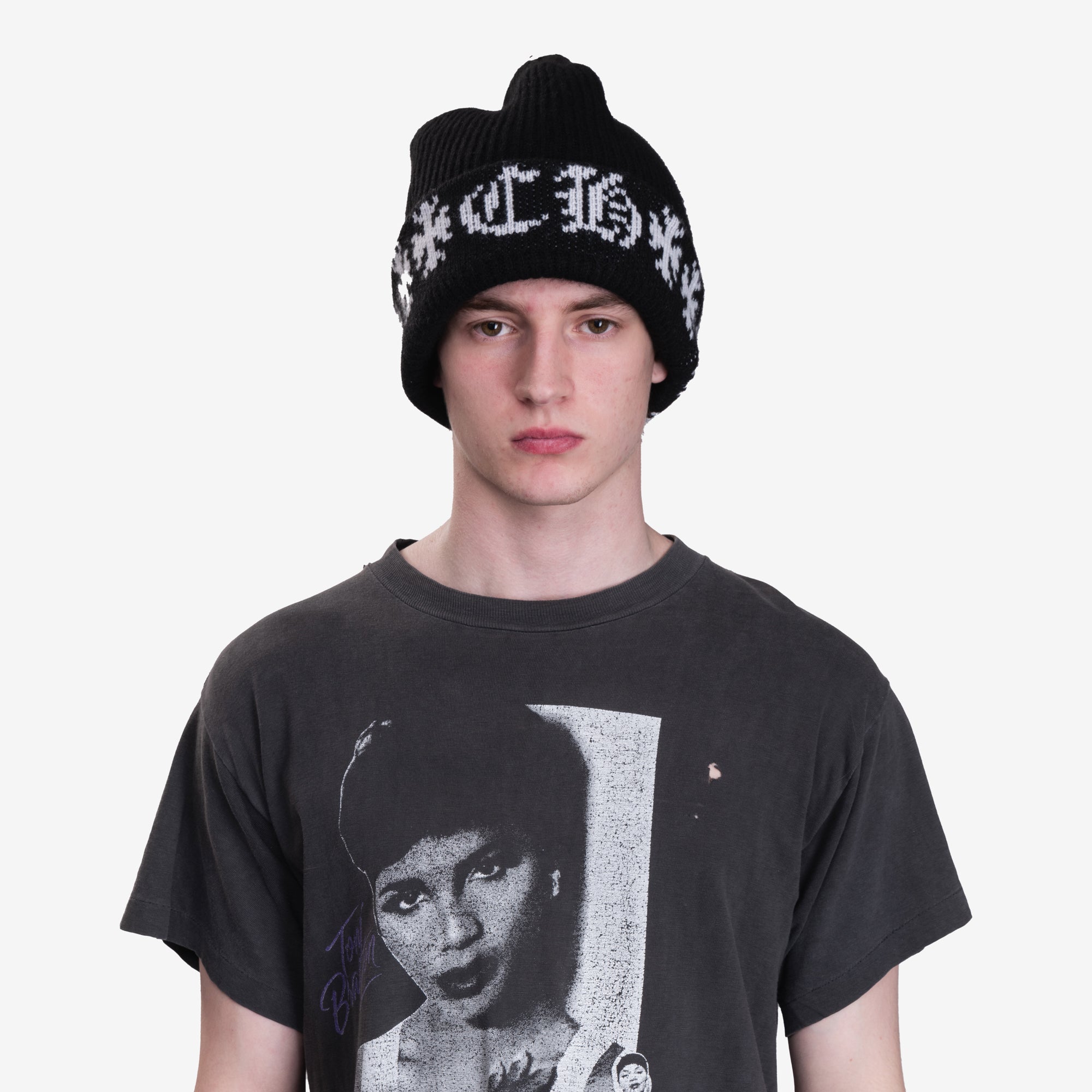 Chrome Hearts Big Daddy ++ CH ++ Beanie Black - 2