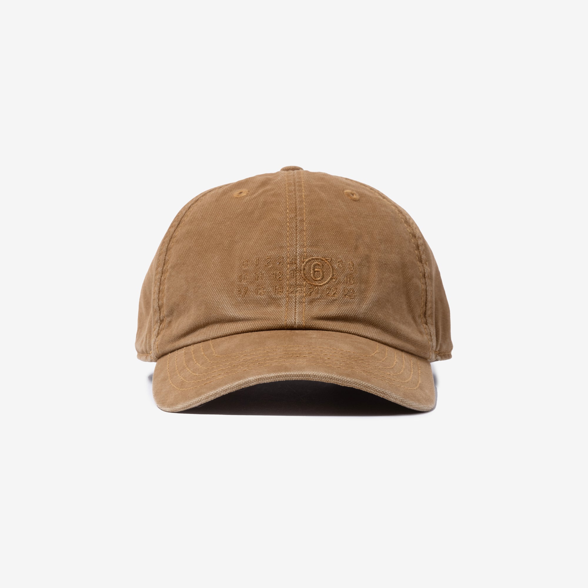 MM6 Tonal Embroidered Tobacco Cap Tobacco - 1