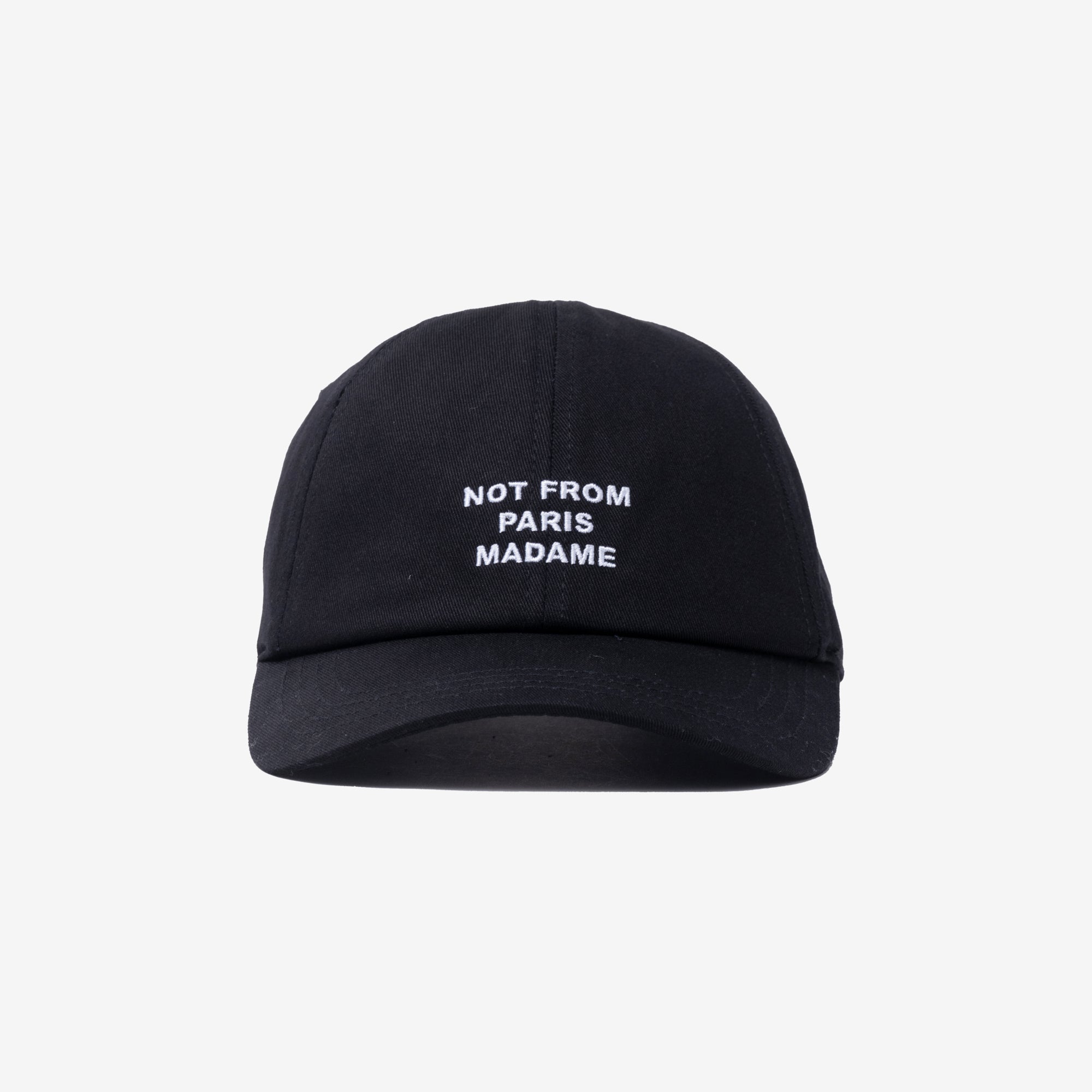 Drôle de Monsieur La Casquette Slogan Black - 1