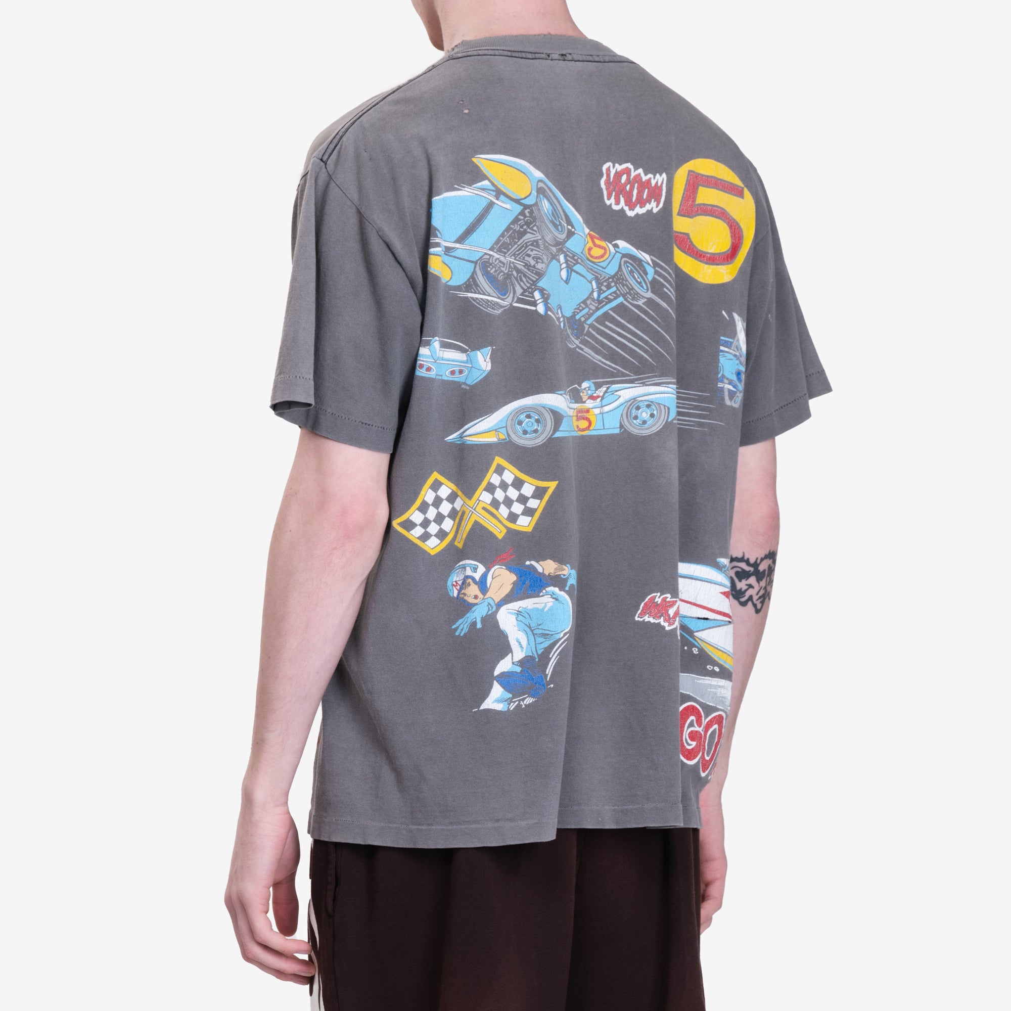 Earthling VIP Speed Racer Vintage T-Shirt Black - 4