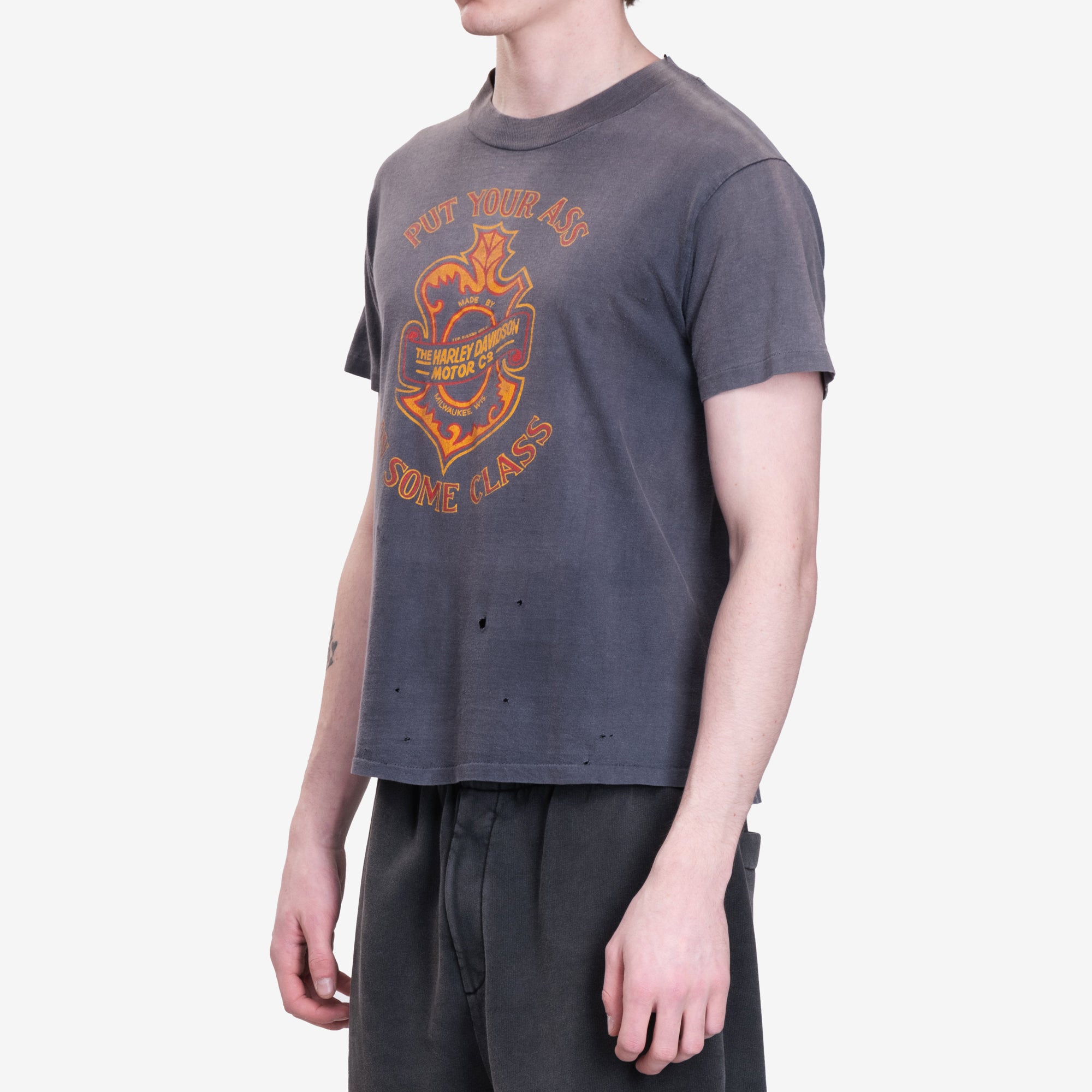 Earthling VIP Harley Davidson Glendale Vintage T-Shirt Black - 3