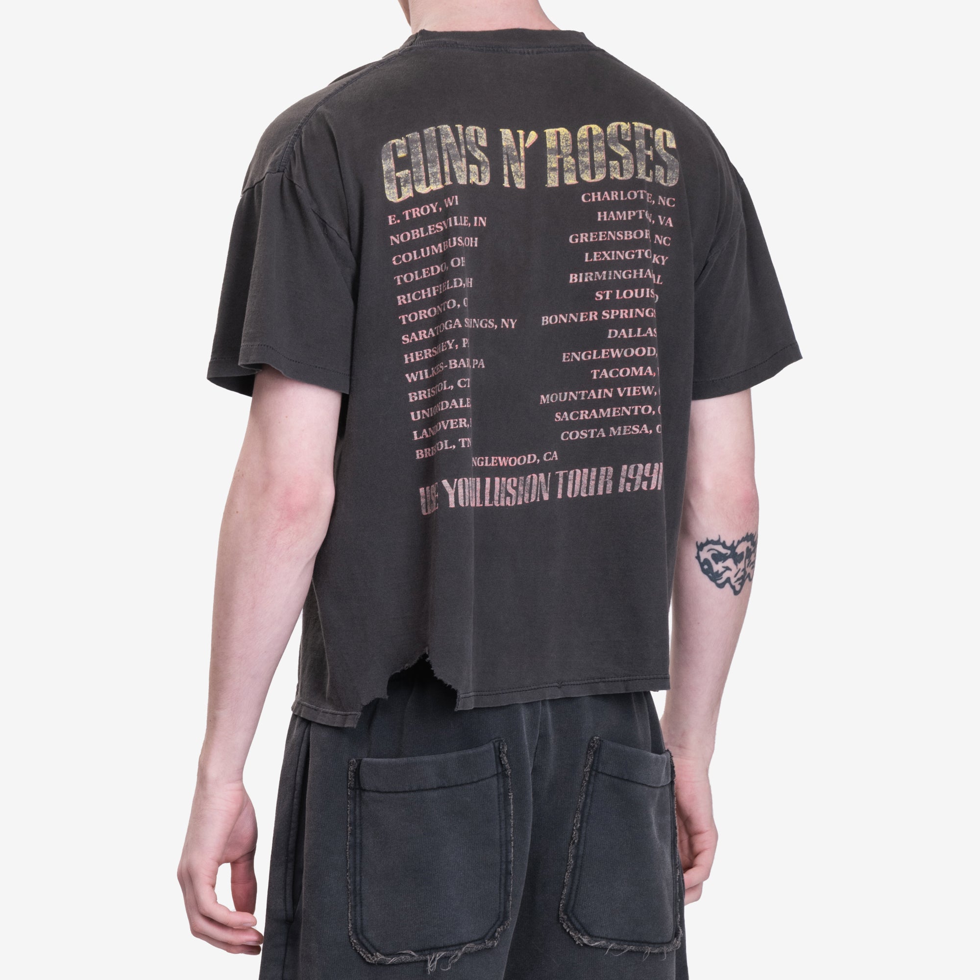 Earthling VIP Guns N Roses Vintage T-Shirt Black - 6