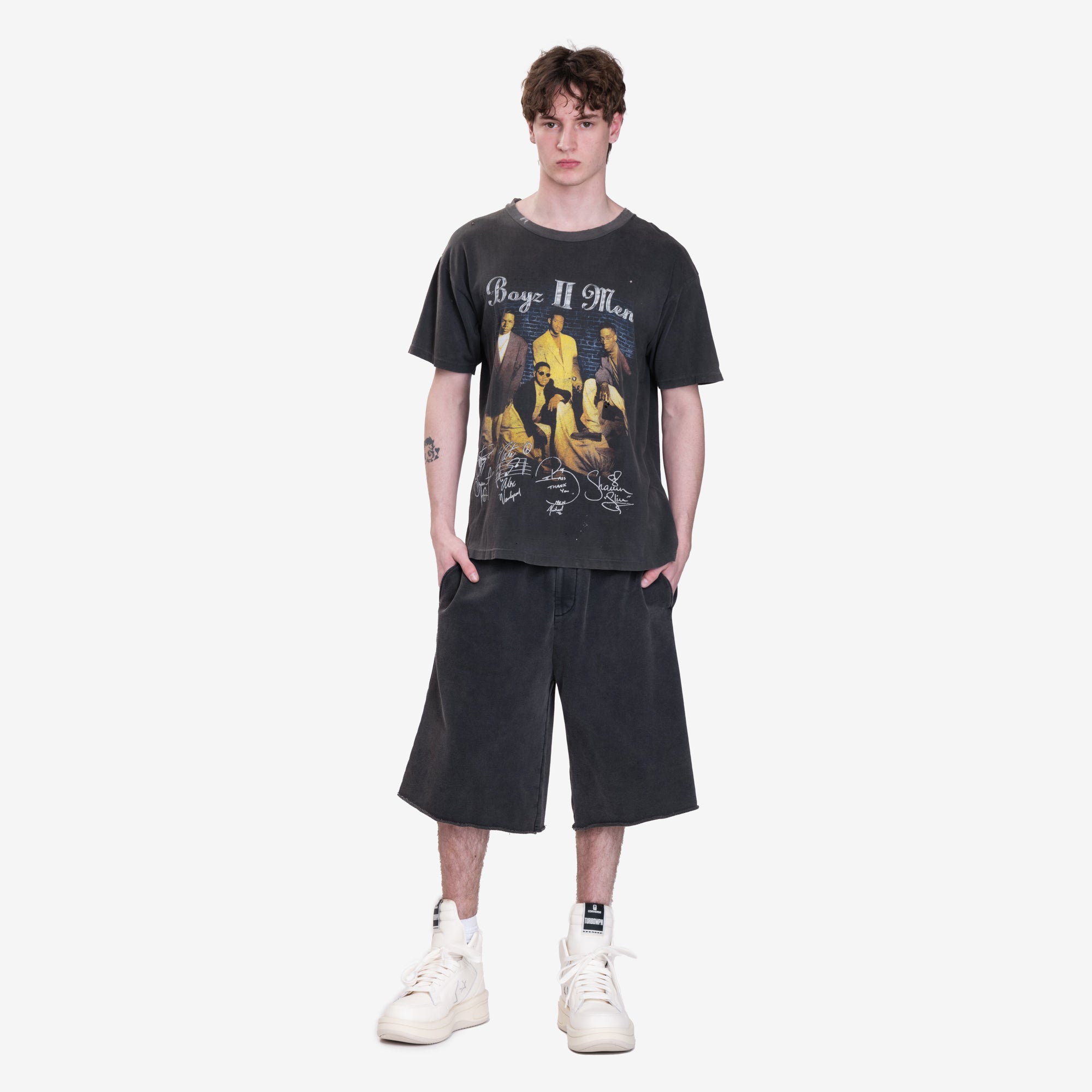 Earthling VIP Boys II Men Vintage T-Shirt Black - 2