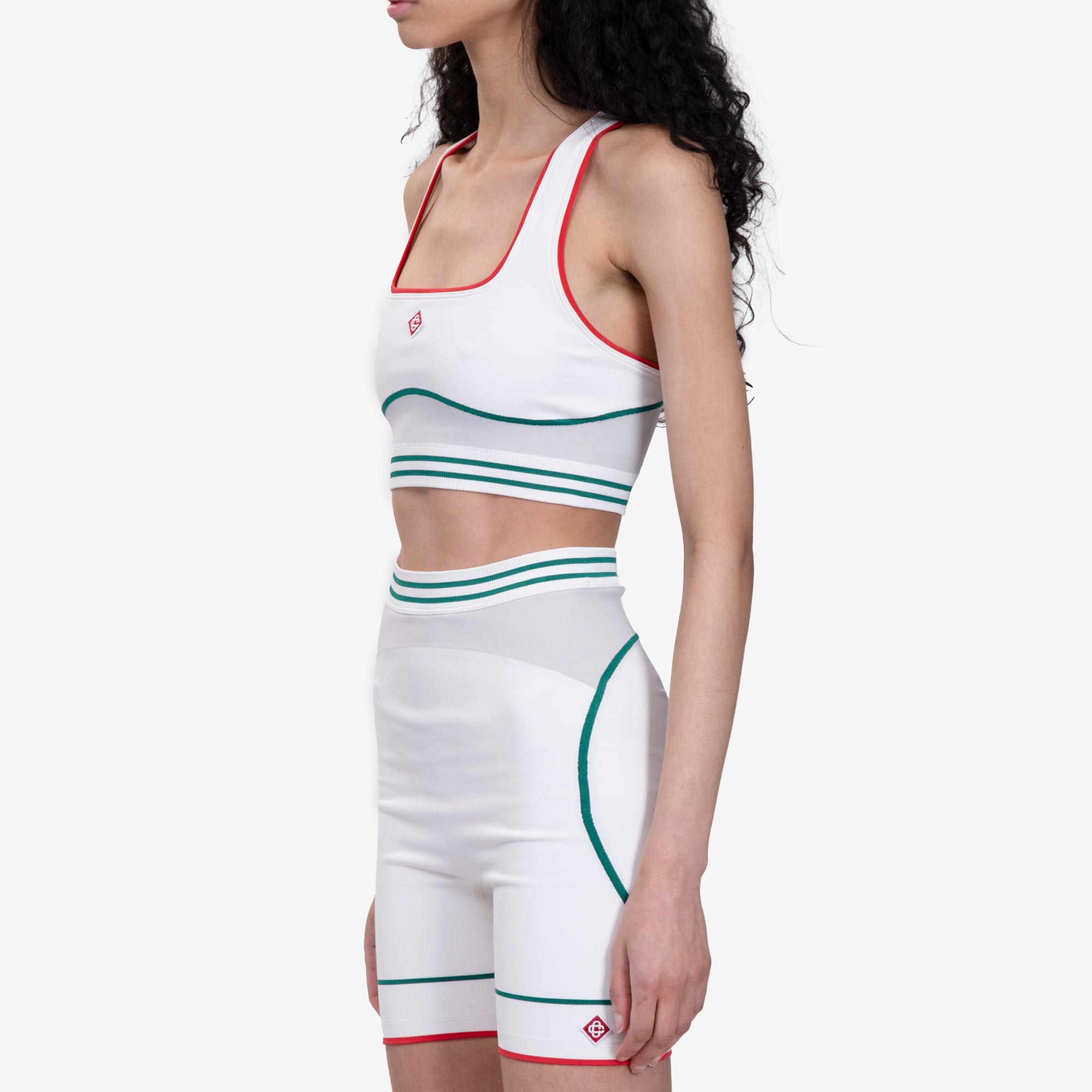 Casablanca Womens Sports Bra Off White - 3