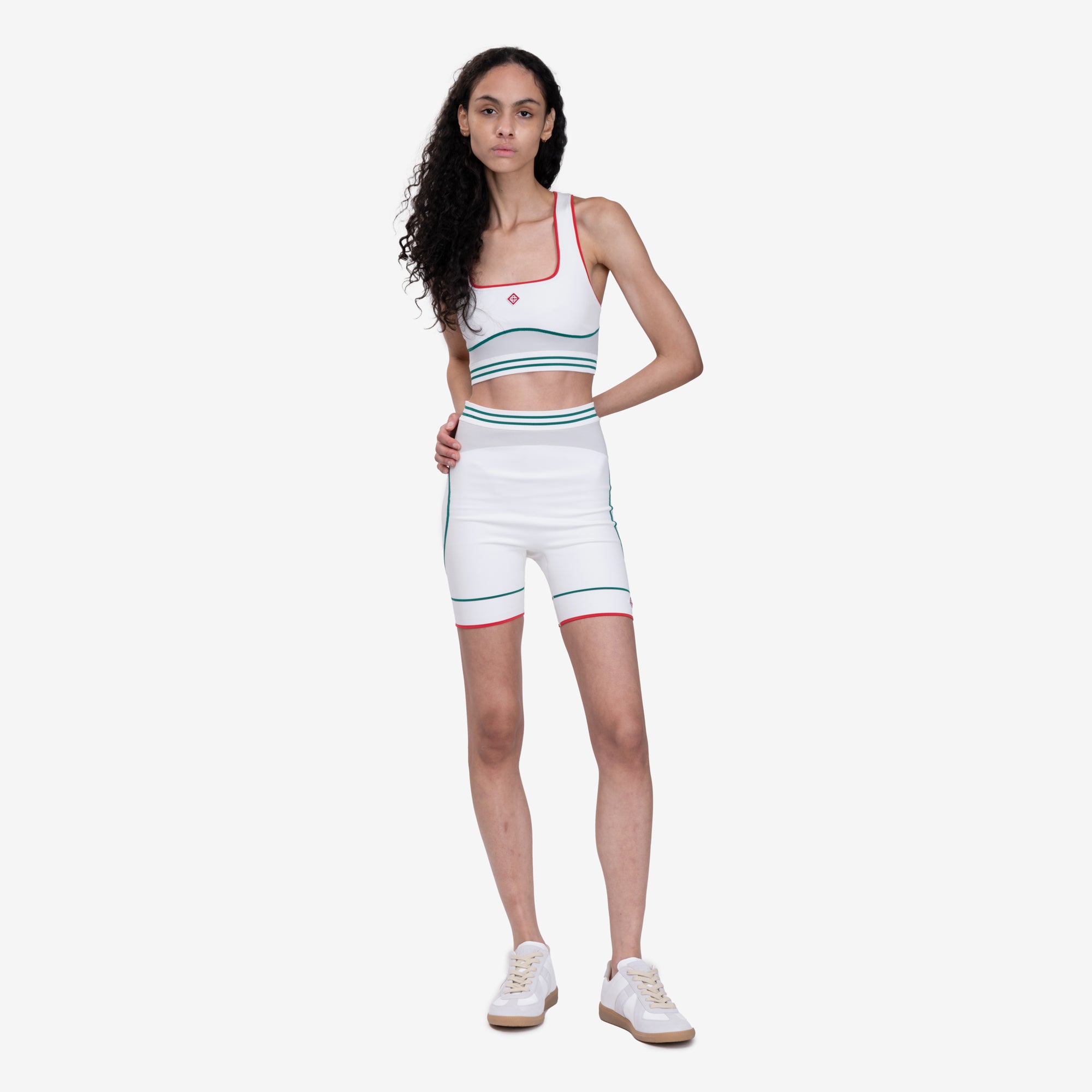 Casablanca Womens Sports Bra Off White - 2