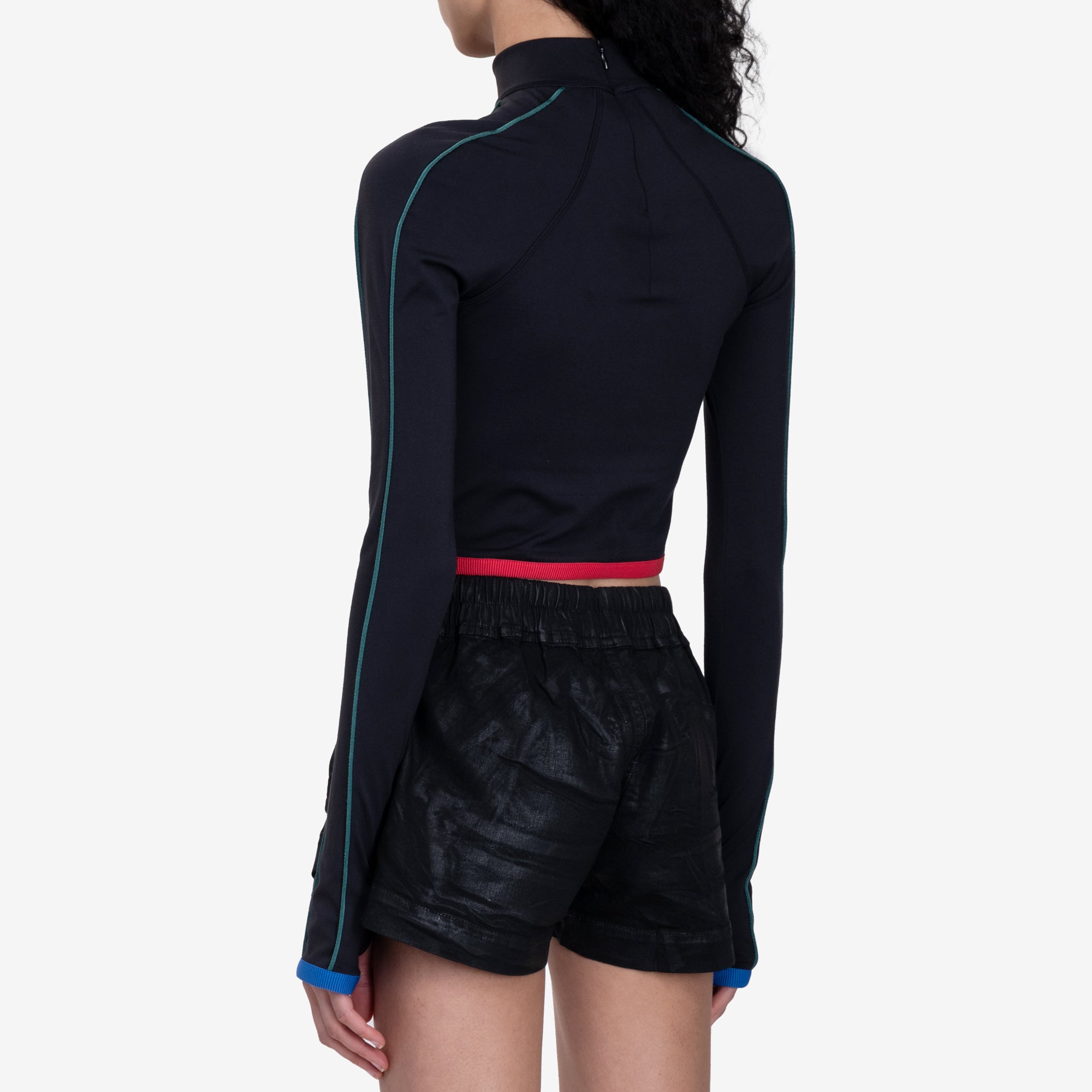 Casablanca Womens Activewear LS Top Black - 4