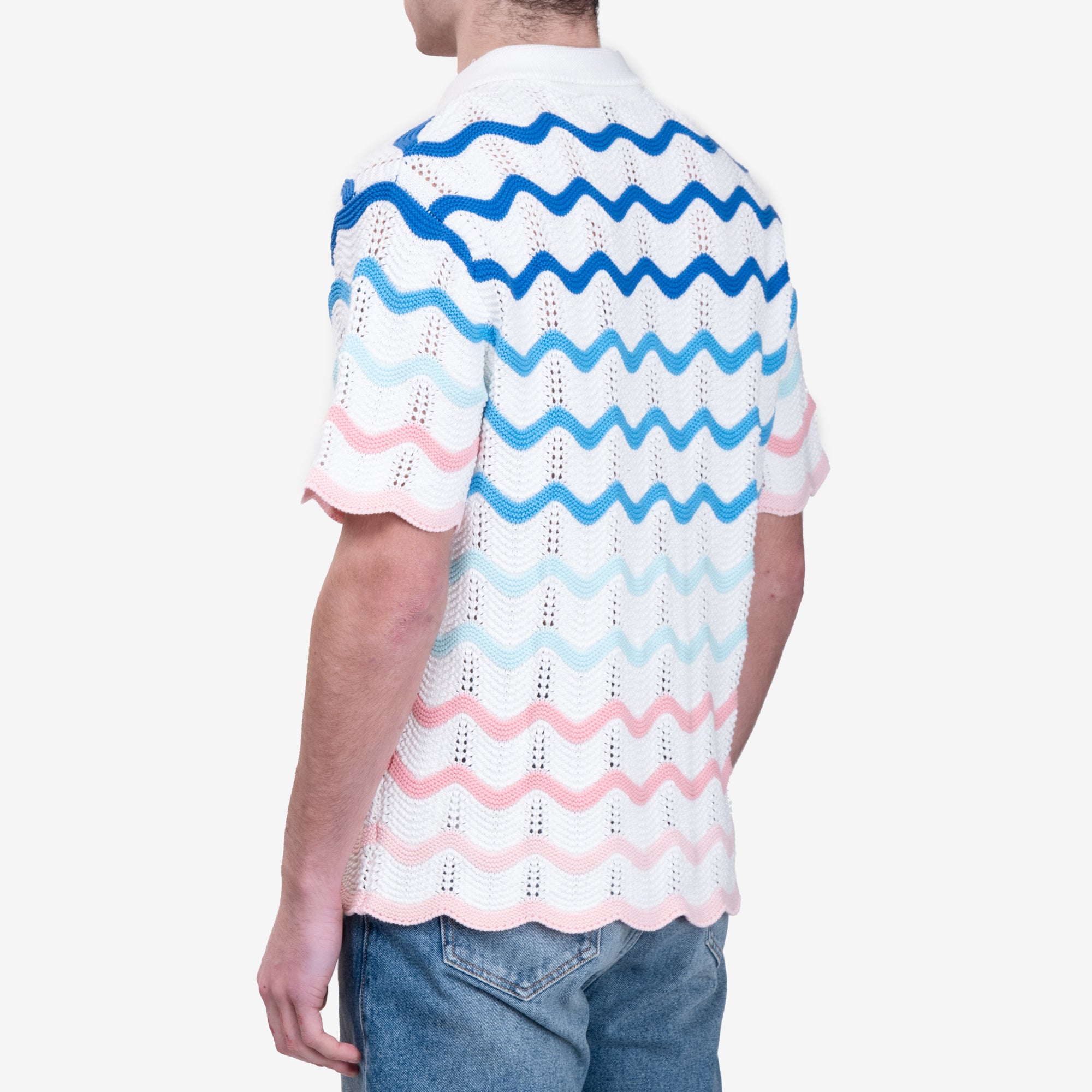 Casablanca Wave Crotchet Shirt Multi - 4
