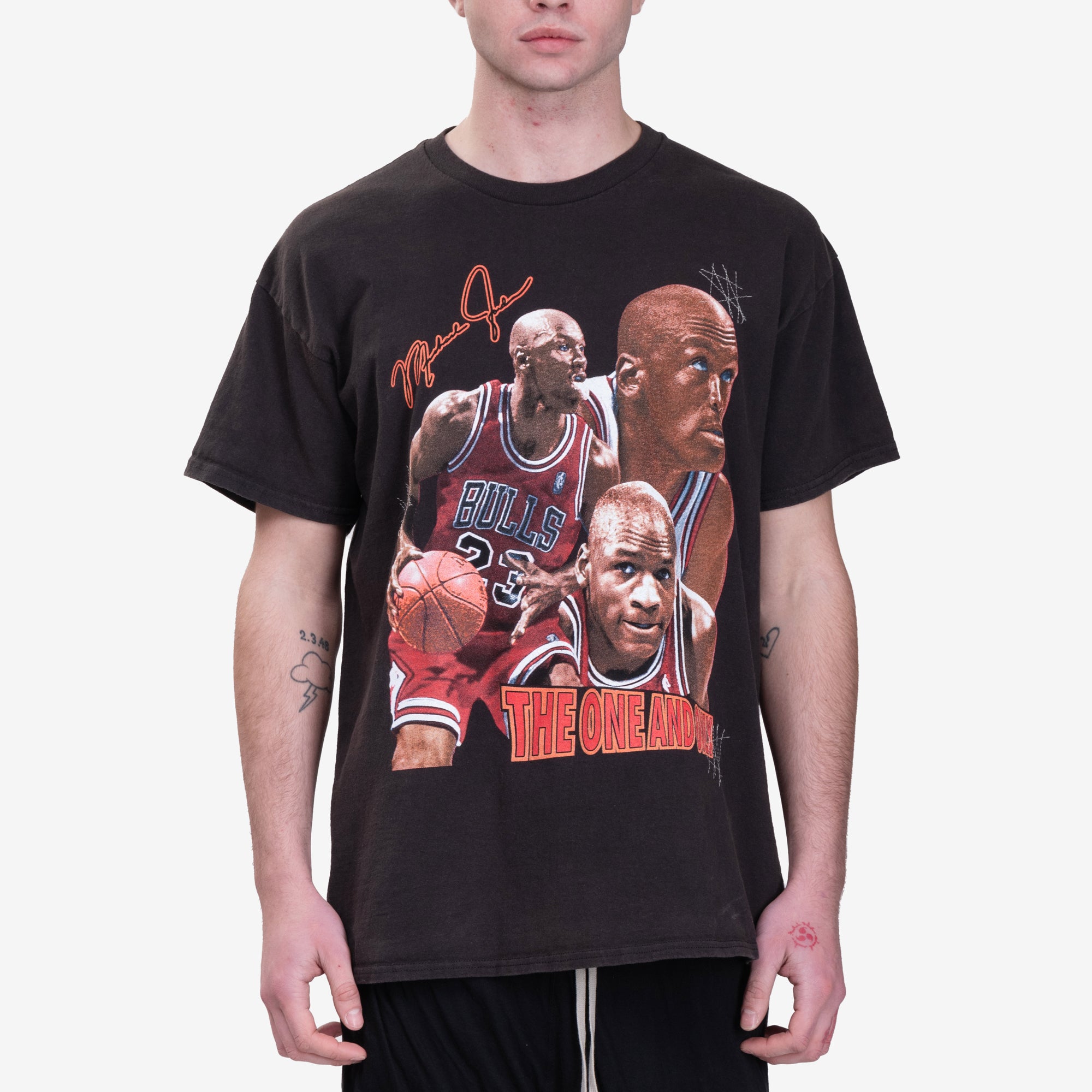 Dom Rebel MJ Icon Vintage T-Shirt Black - 1