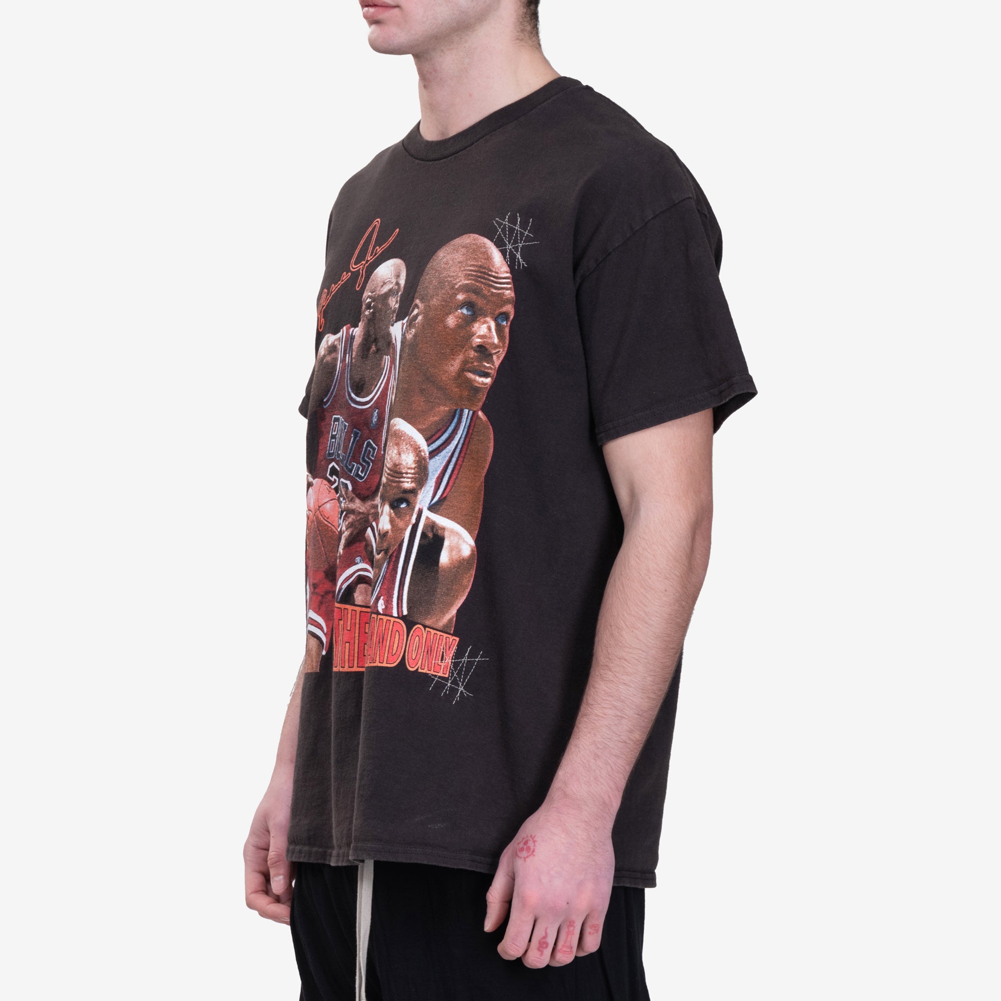Dom Rebel MJ Icon Vintage T-Shirt Black - 3
