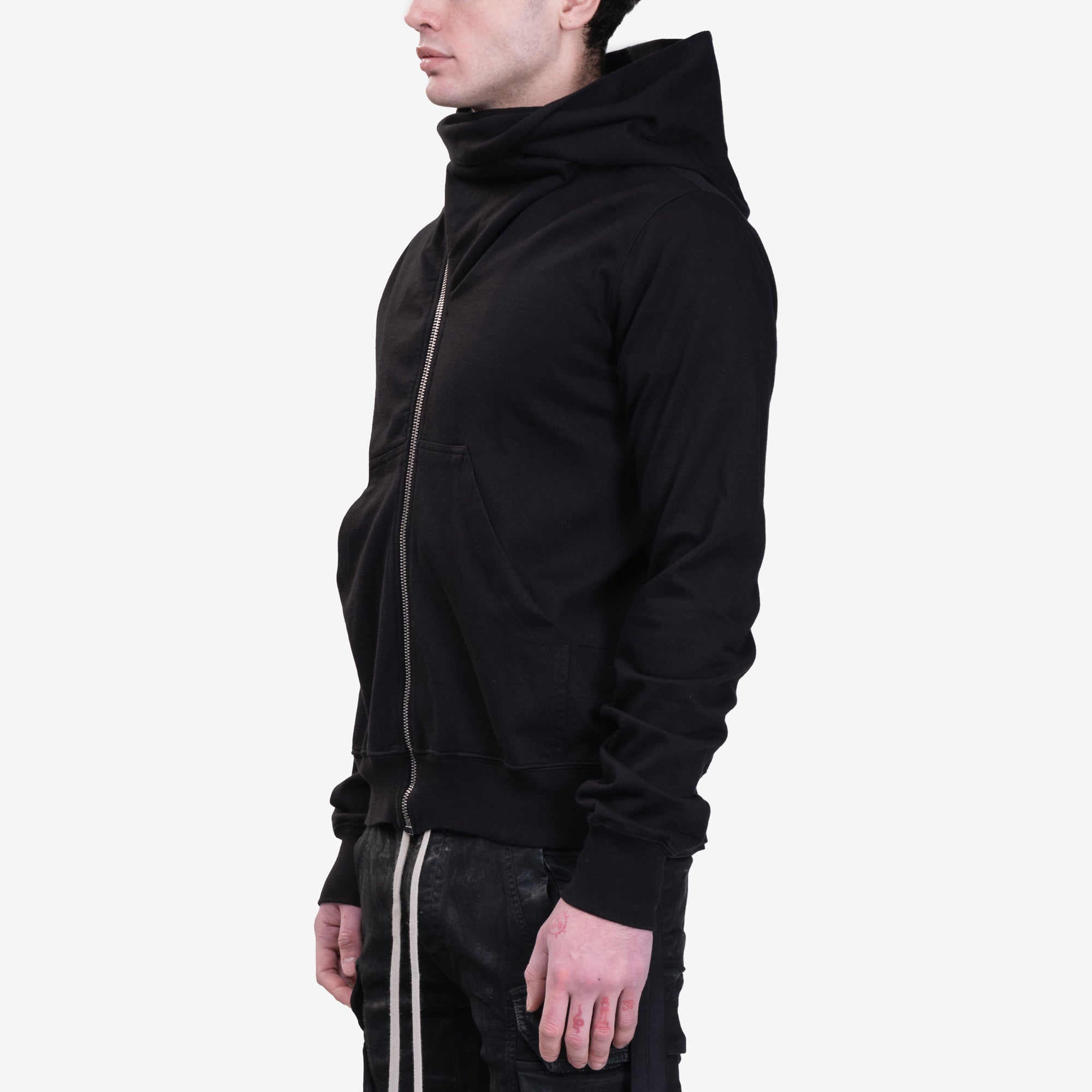 Rick Owens DRKSHDW Mountain Zip Hoody Black - 3