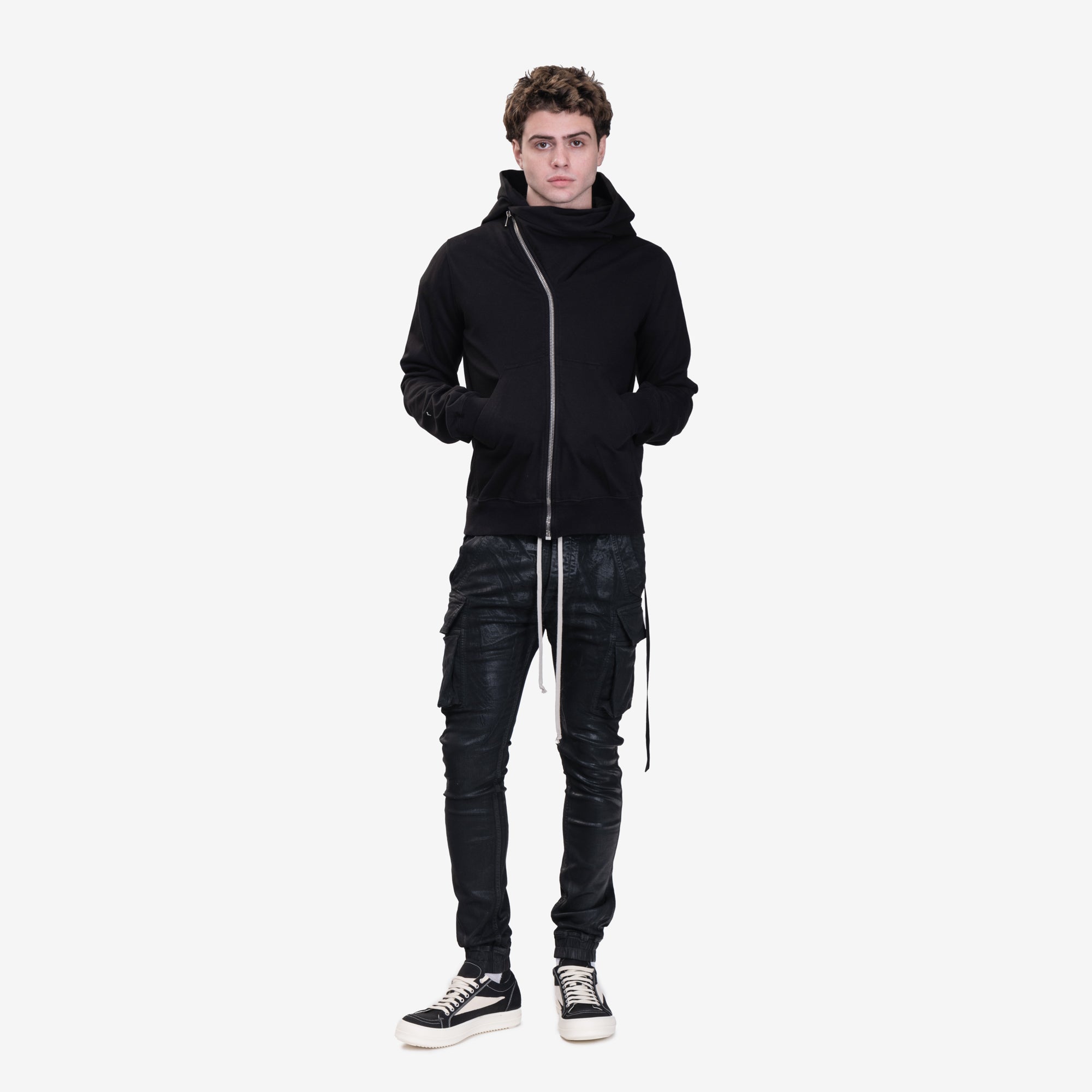 Rick Owens DRKSHDW Mountain Zip Hoody Black - 2