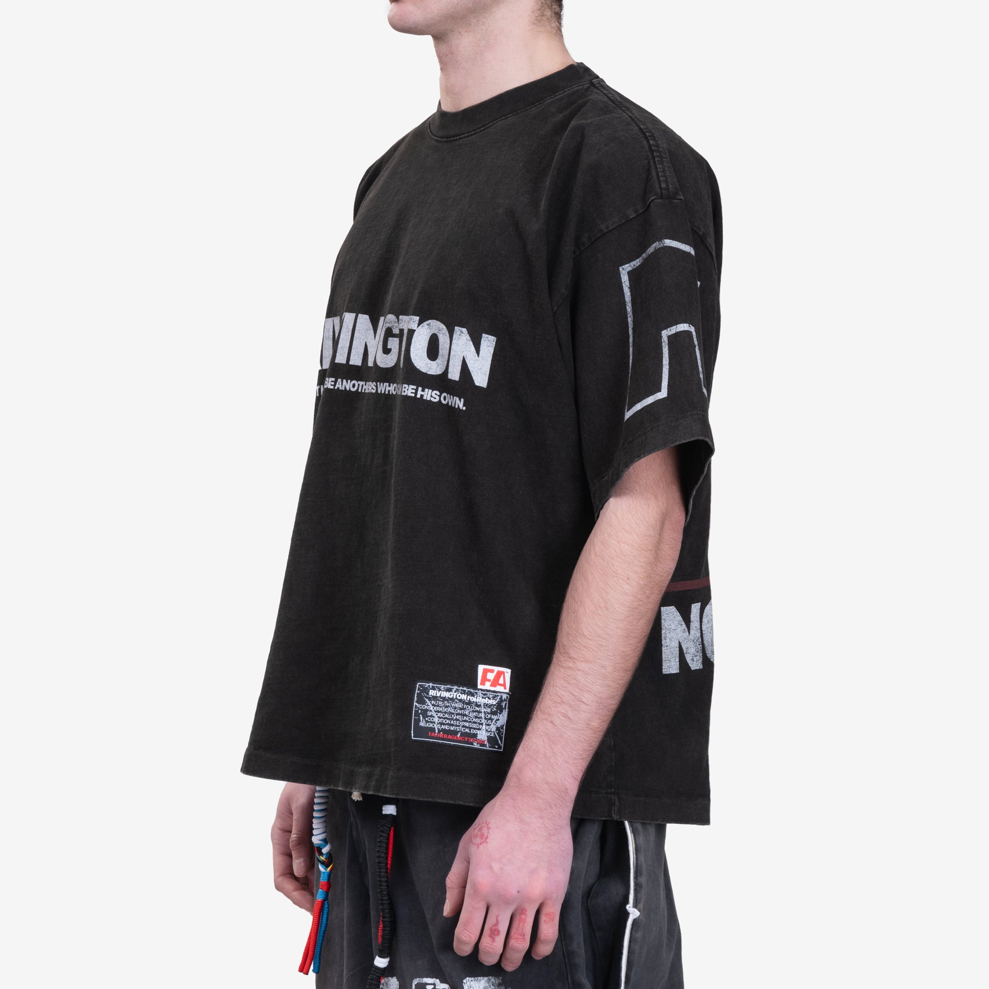 RRR123 His Own CVA T-Shirt Mechanic Black - 3