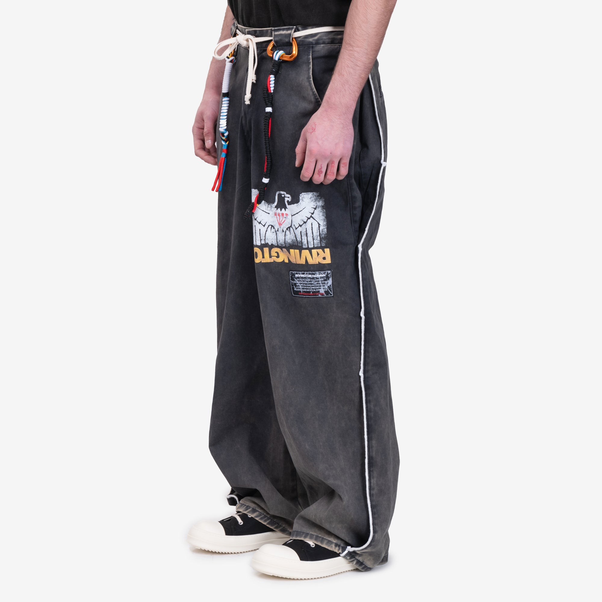 RRR123 Father Working Pants Alma Rosa Black - 3