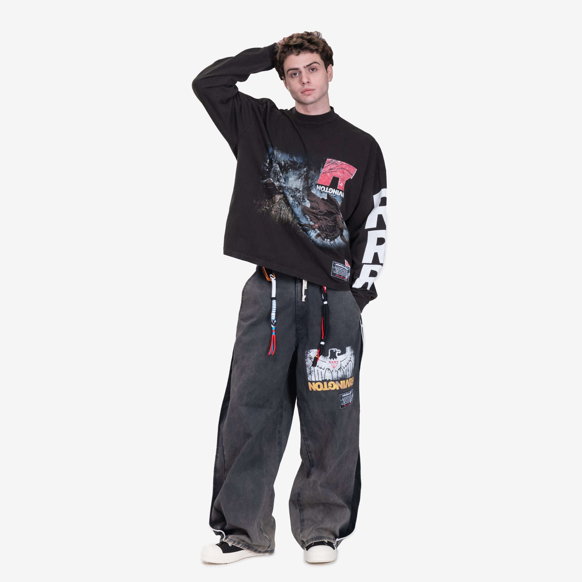 RRR123 It Was Written LS T-Shirt Mechanic Black - 2