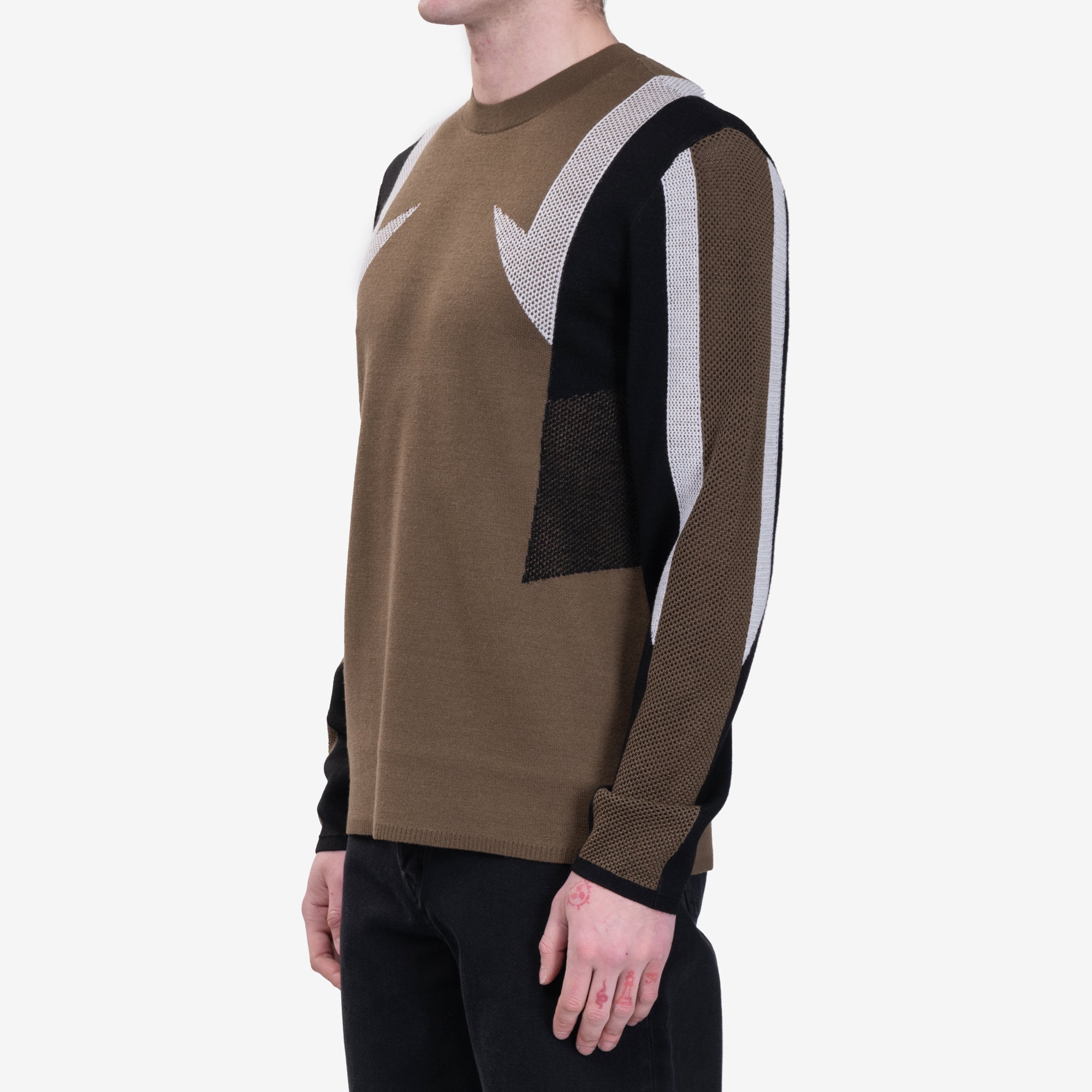 Helmut Lang Sport Merino Sweater Cognac - 3