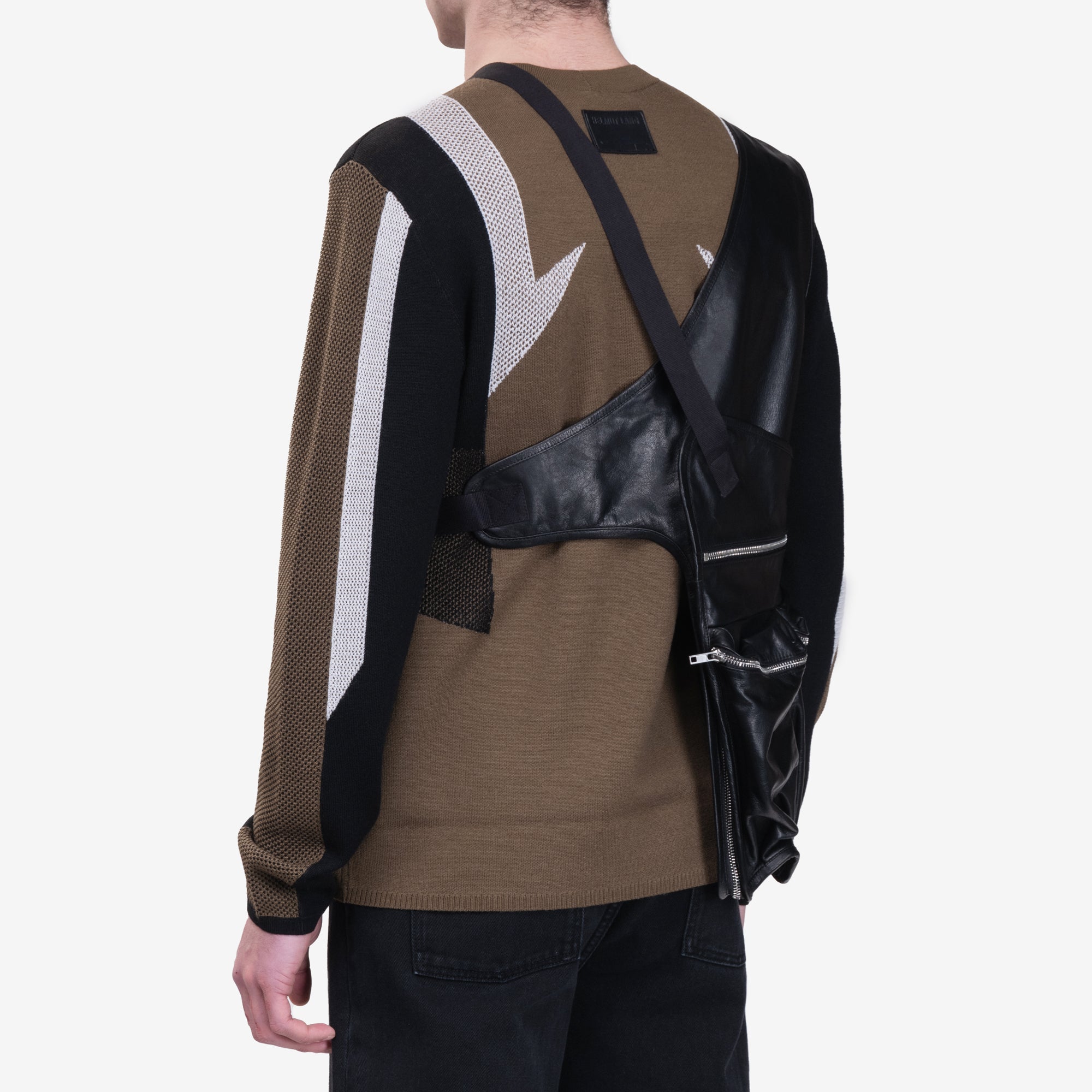 Helmut Lang Utility Bag Vest Black - 4