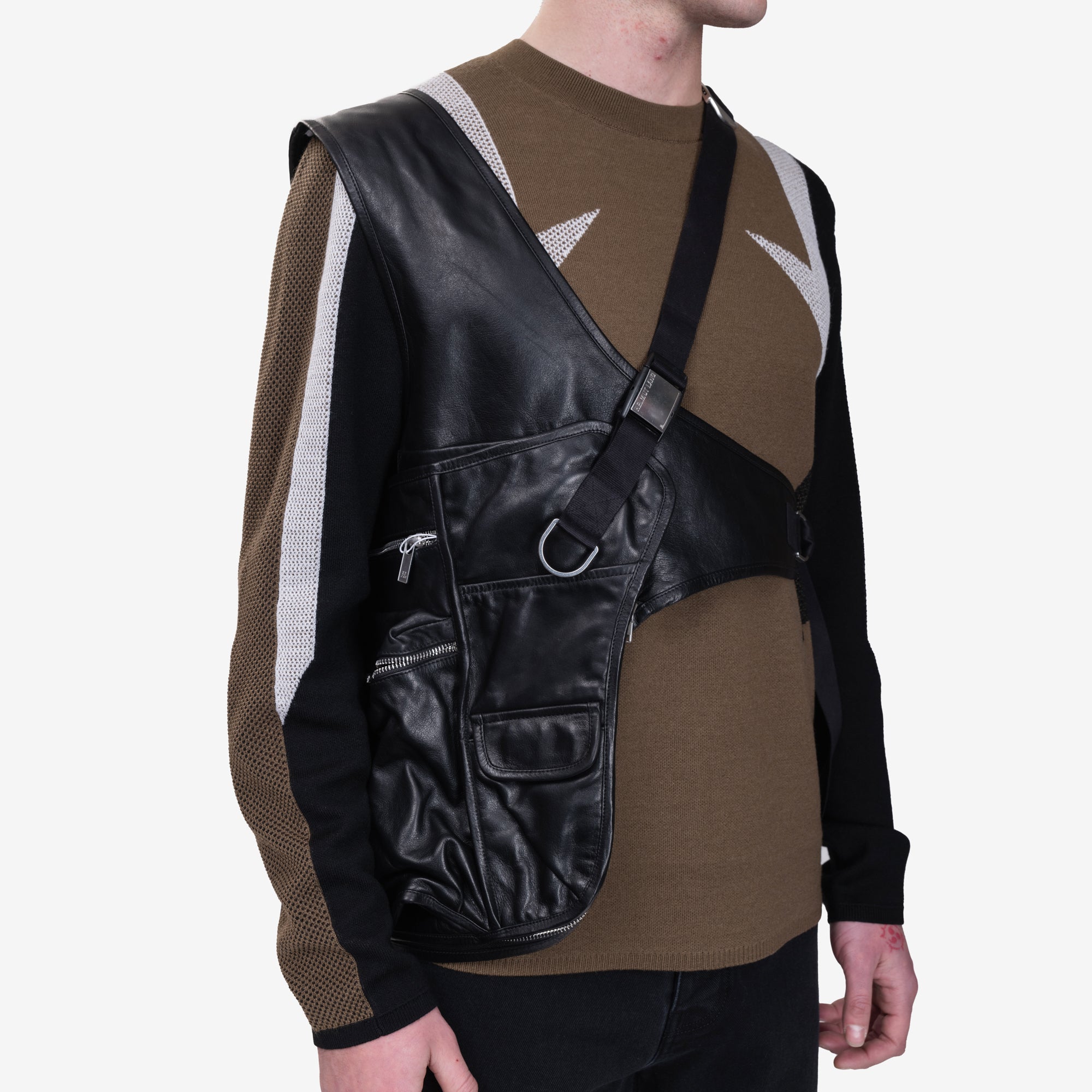 Helmut Lang Utility Bag Vest Black - 5