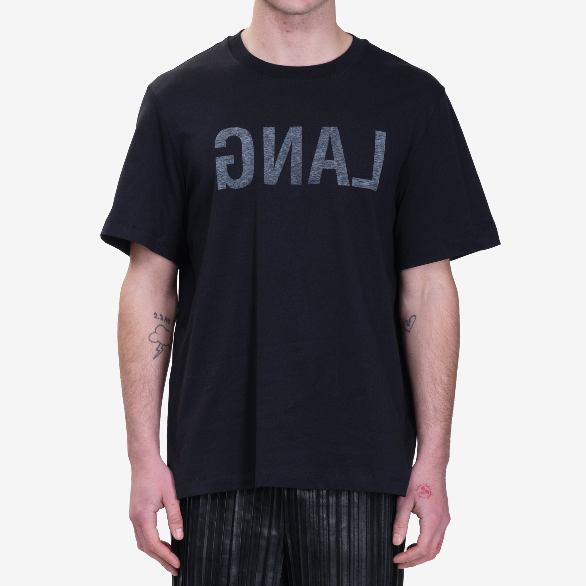 Helmut Lang Lang T-Shirt Black - 1
