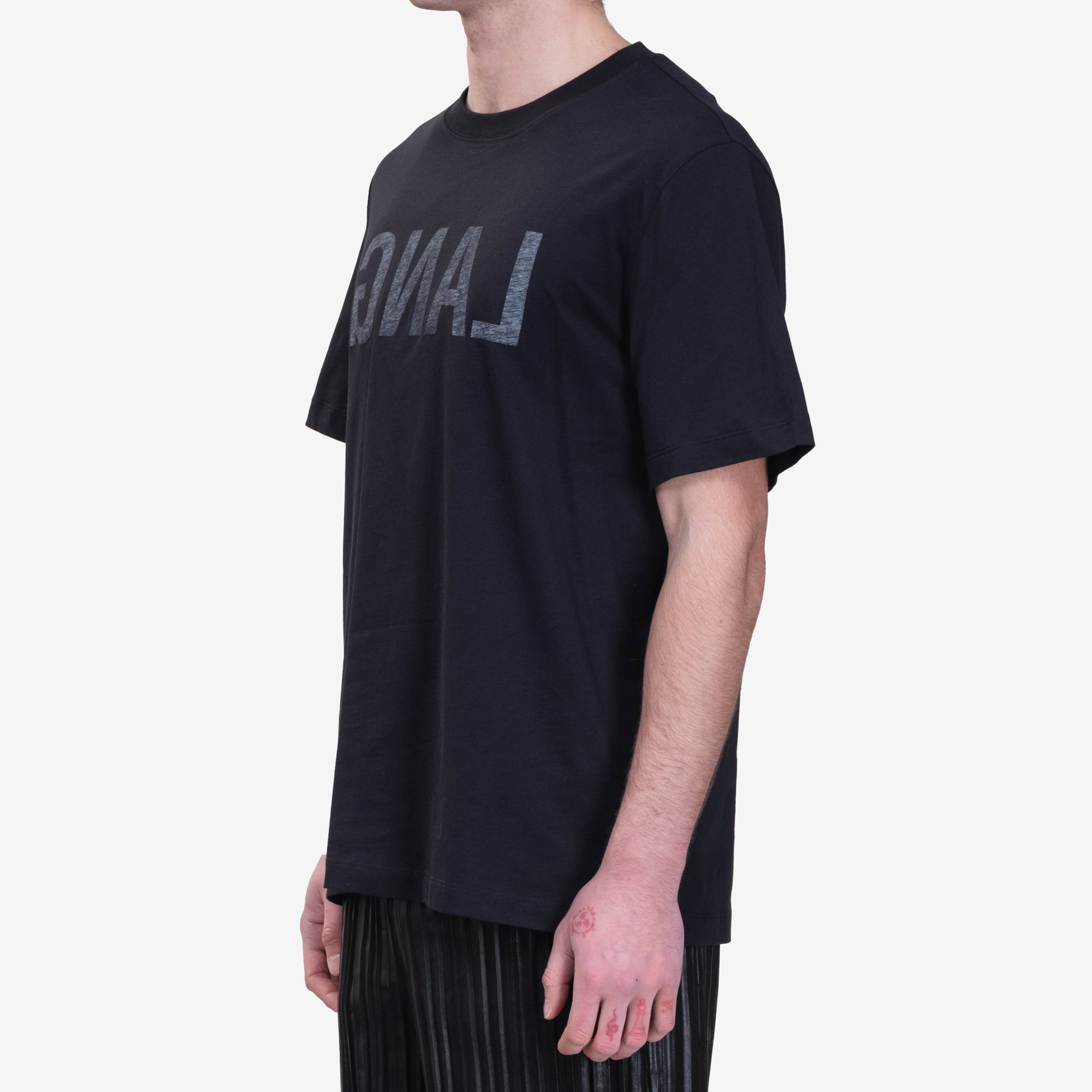 ヘルムート ラング LANG メンズ Tシャツ（ブラック）