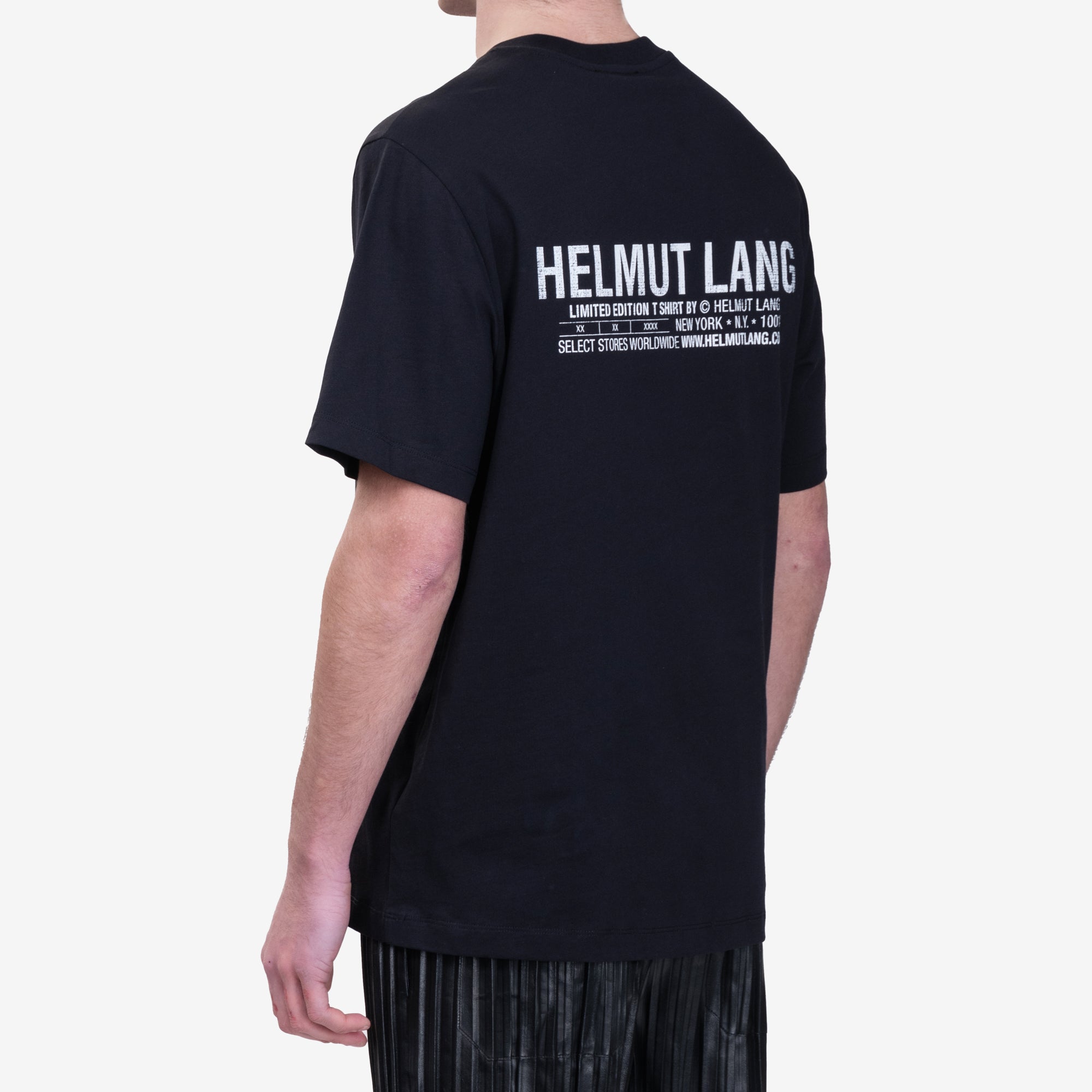 Helmut Lang Lang T-Shirt Black - 4