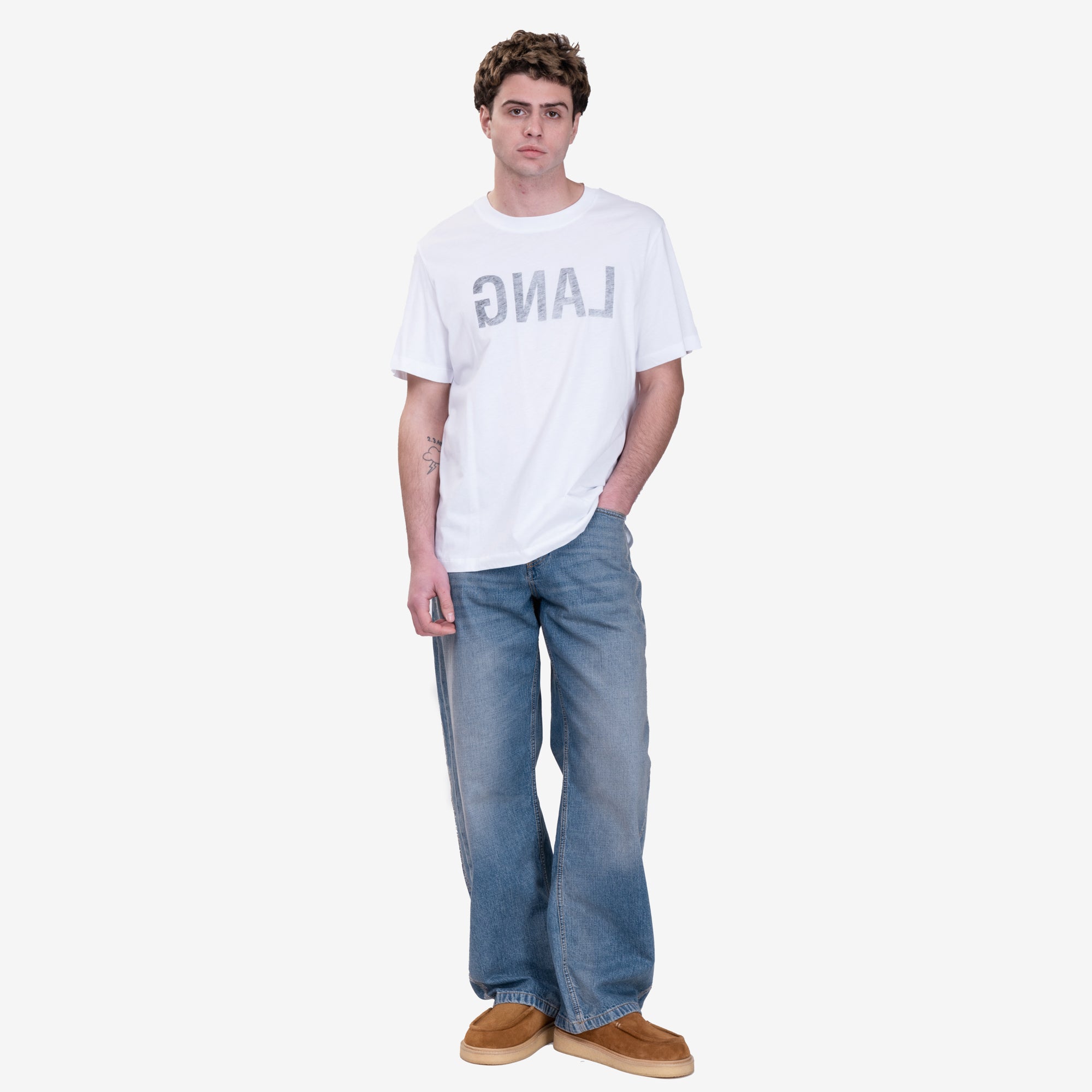 Helmut Lang Lang T-Shirt White - 2