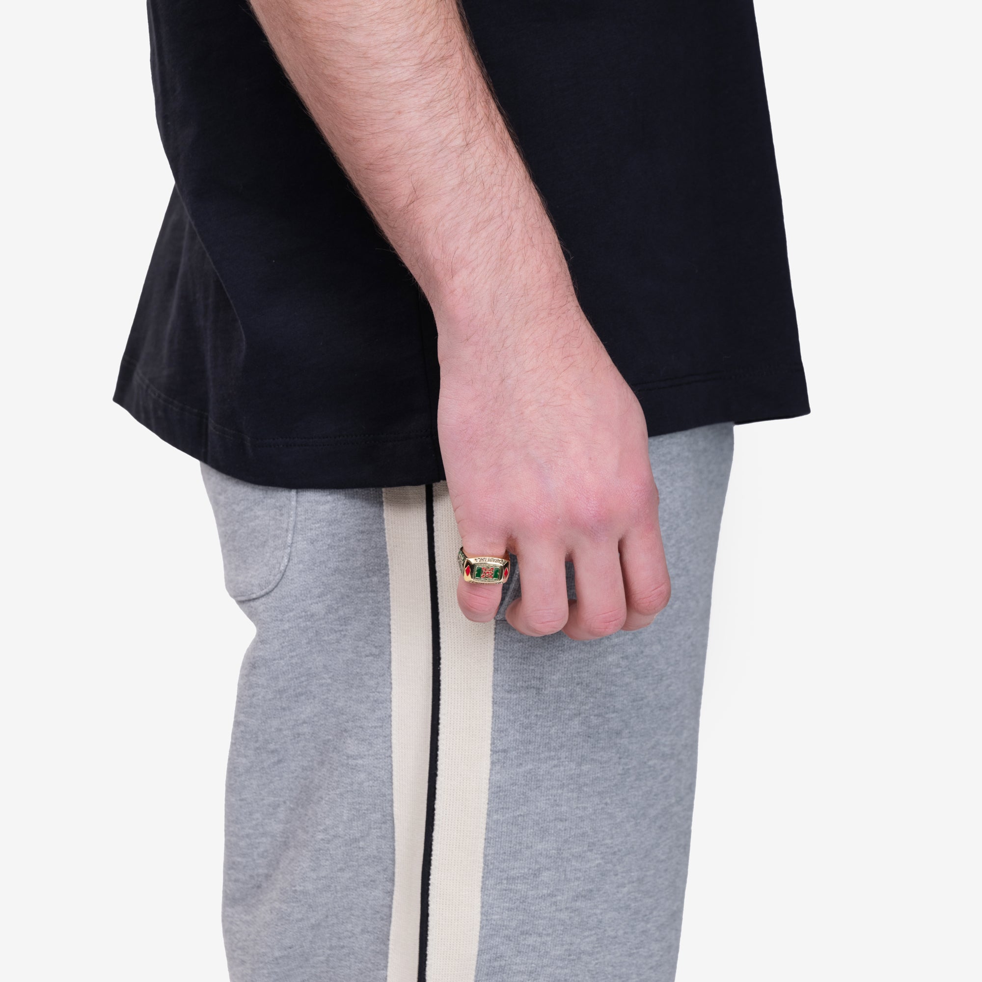 Casablanca Gold Plated Tennis Club Ring Gold - 2