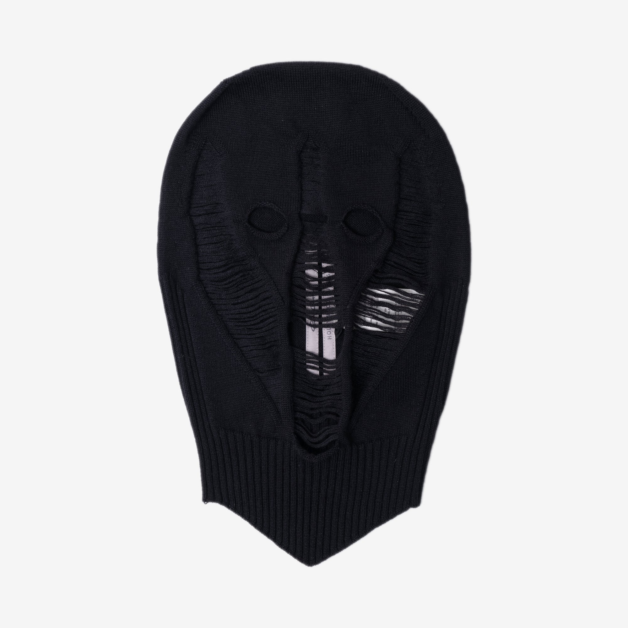 Rick Owens Runway Skull Balaclava Black - 1