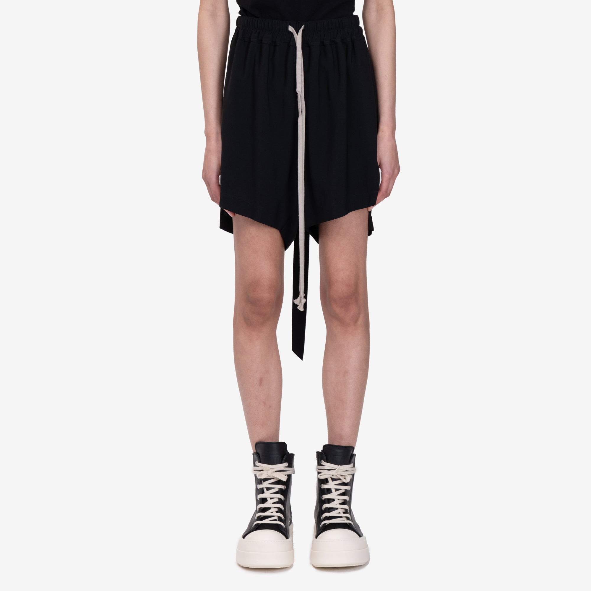 Rick Owens Unisex Boxers Shorts Black - 6